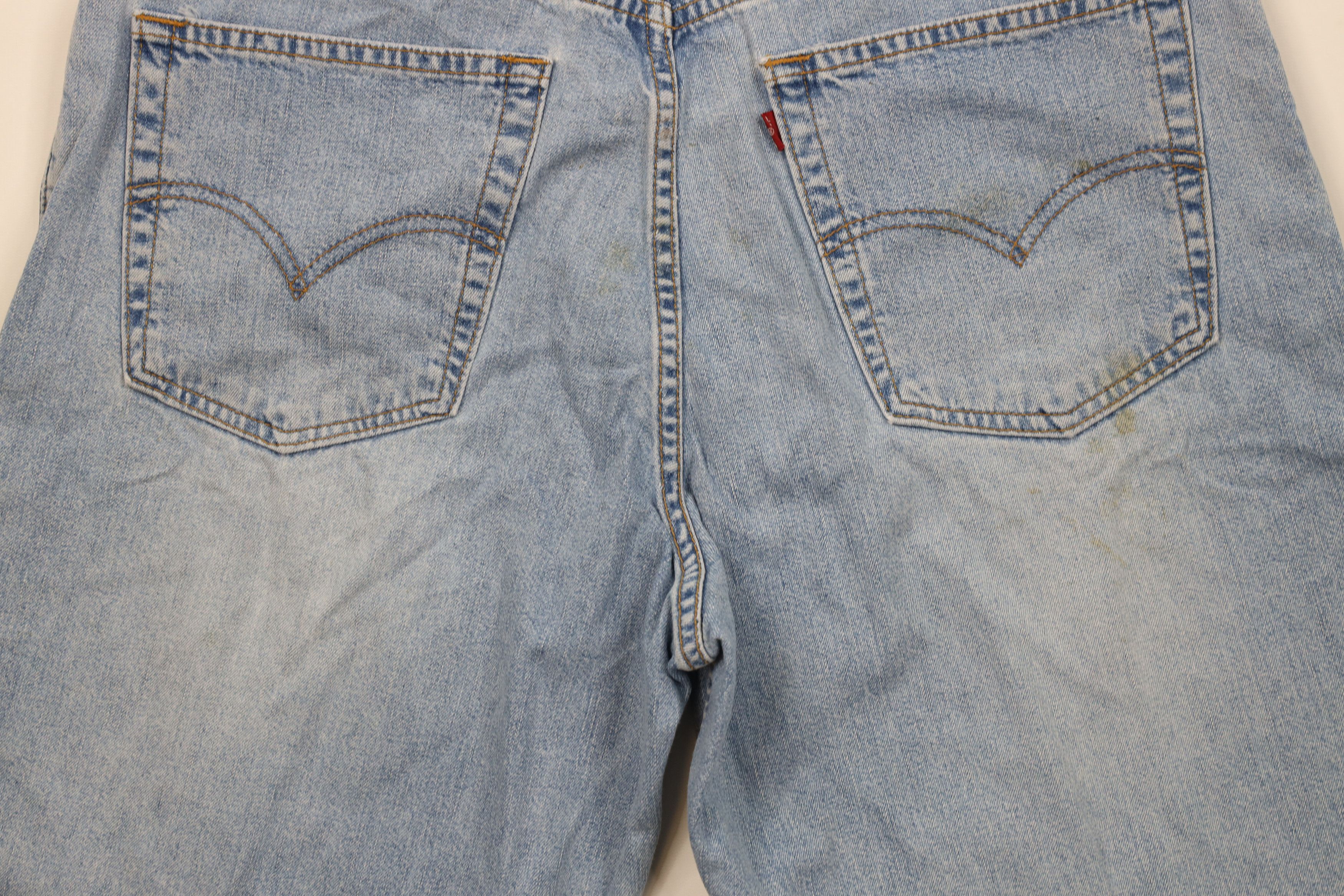 Levi's Vintage Y2K 2001 Levis 569 Loose Fit Denim Jean Shorts Jorts Size US 34 / EU 50 - 13 Thumbnail