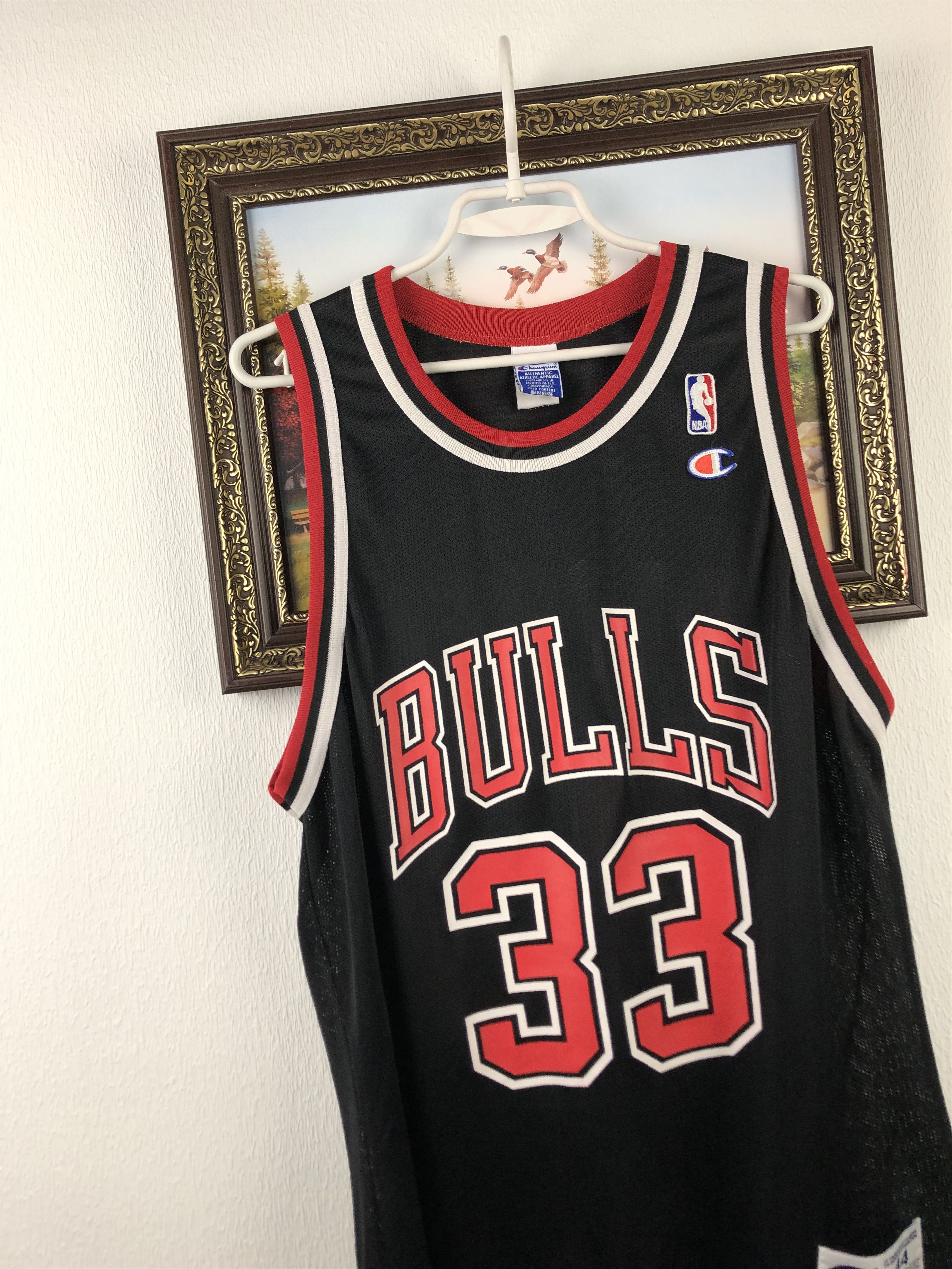 Champion Vintage Champion Scottie Pippen Chicago Bulls Jersey Black Size US L / EU 52-54 / 3 - 3 Thumbnail