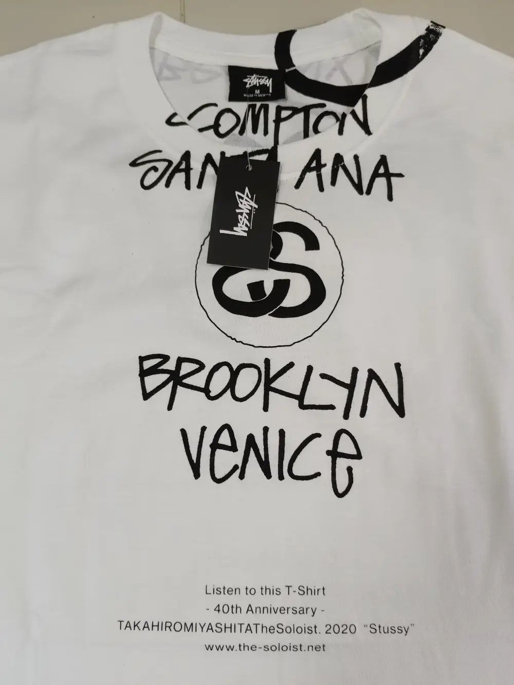 Stussy × Takahiromiyashita The Soloist. Stussy x Takahiromiyashita The Soloist World Tour T-shirt Size US L / EU 52-54 / 3 - 4 Thumbnail