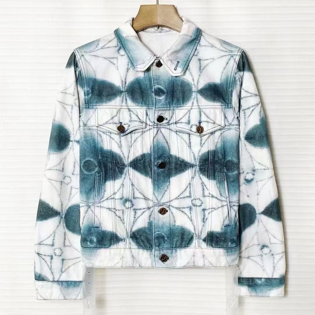 Louis Vuitton Louis Vuitton SS23 Tie-Dye Denim Jacket Size US S / EU 44-46 / 1 - 1 Thumbnail