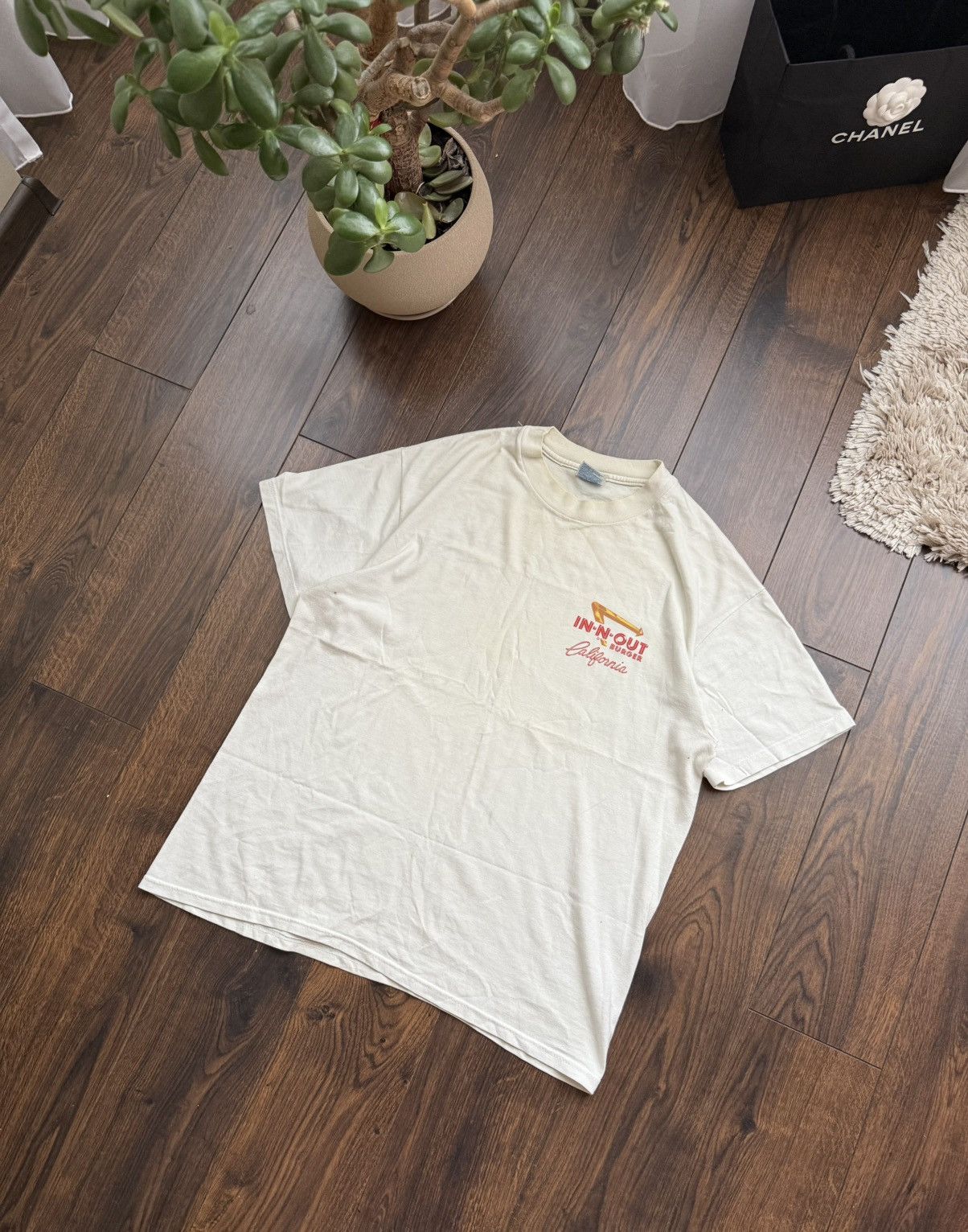 Vintage In N Out Burgers Shirt Single Stitch 90s California