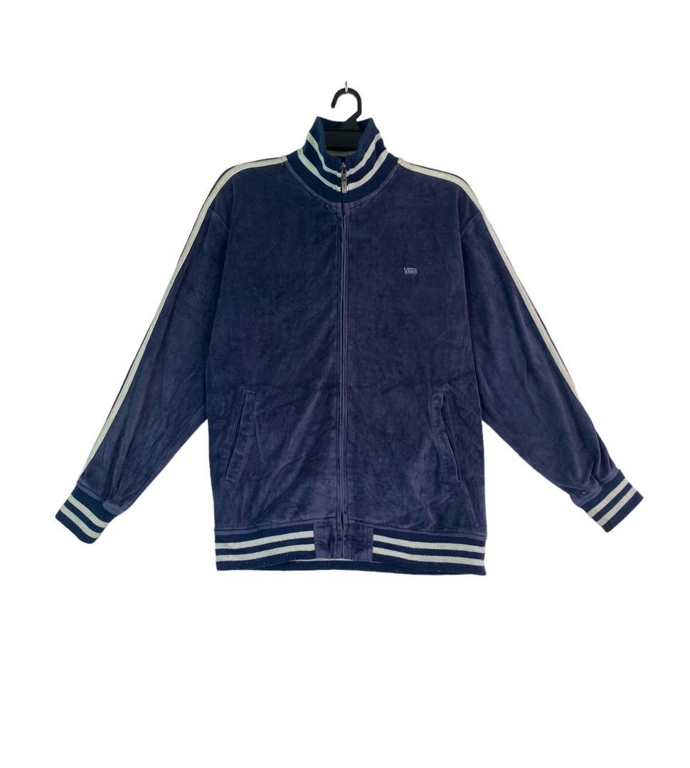 Vans × Vintage Rare Y2K Vans light velvet varsity style jacket Size US M / EU 48-50 / 2 - 1 Thumbnail