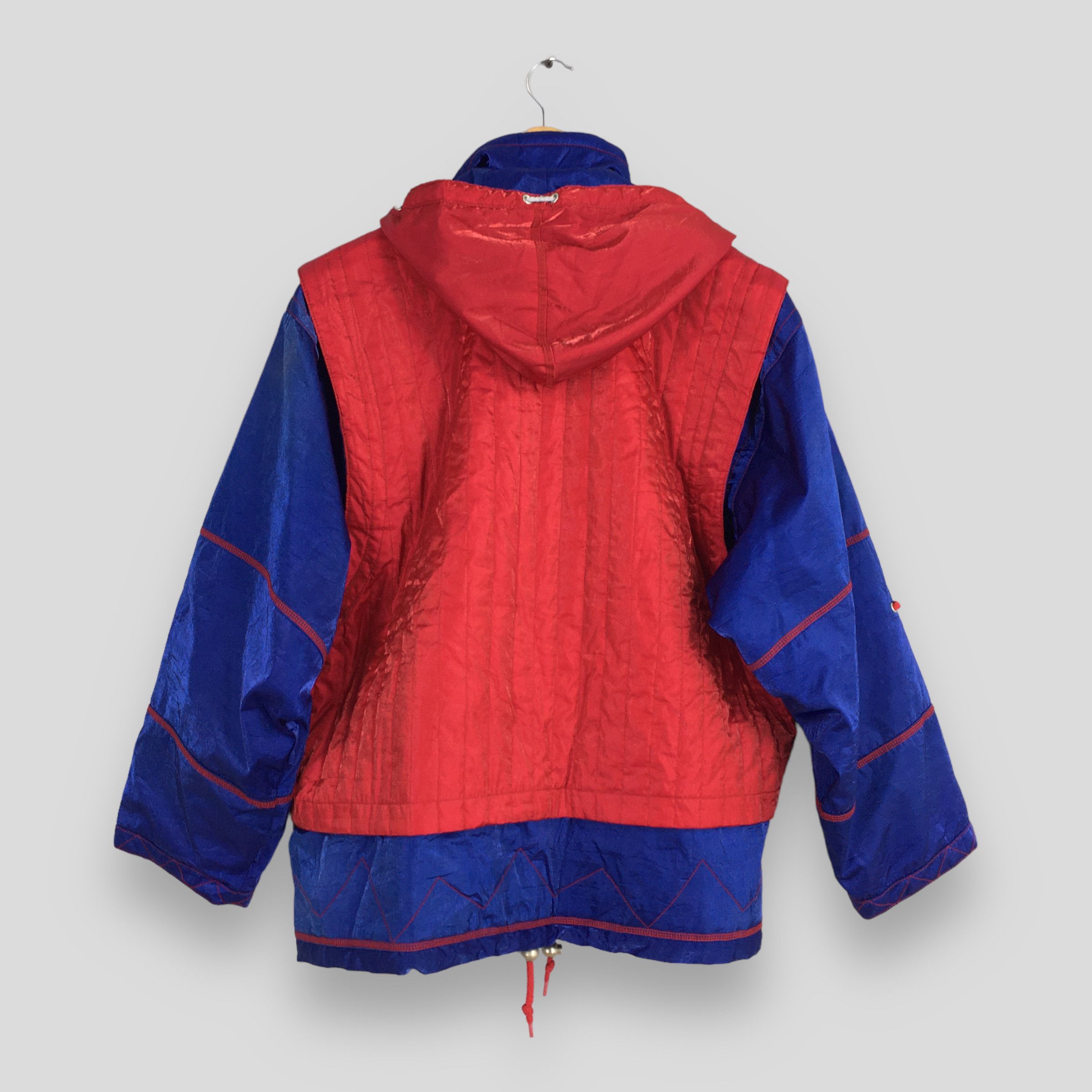 Fila Vintage 90s Fila Skiing Bomber Hoodie XLarge Size US XL / EU 56 / 4 - 9 Thumbnail