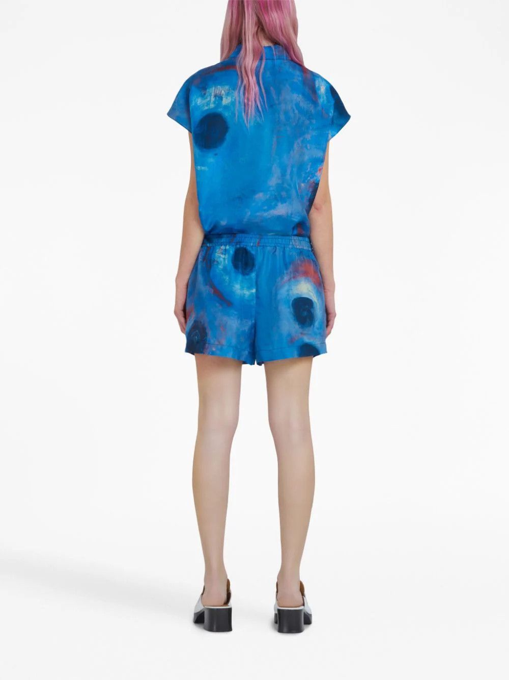 Marni o1srvl11e0624 Shorts Blue Size 26" / US 2 / IT 38 - 3 Thumbnail