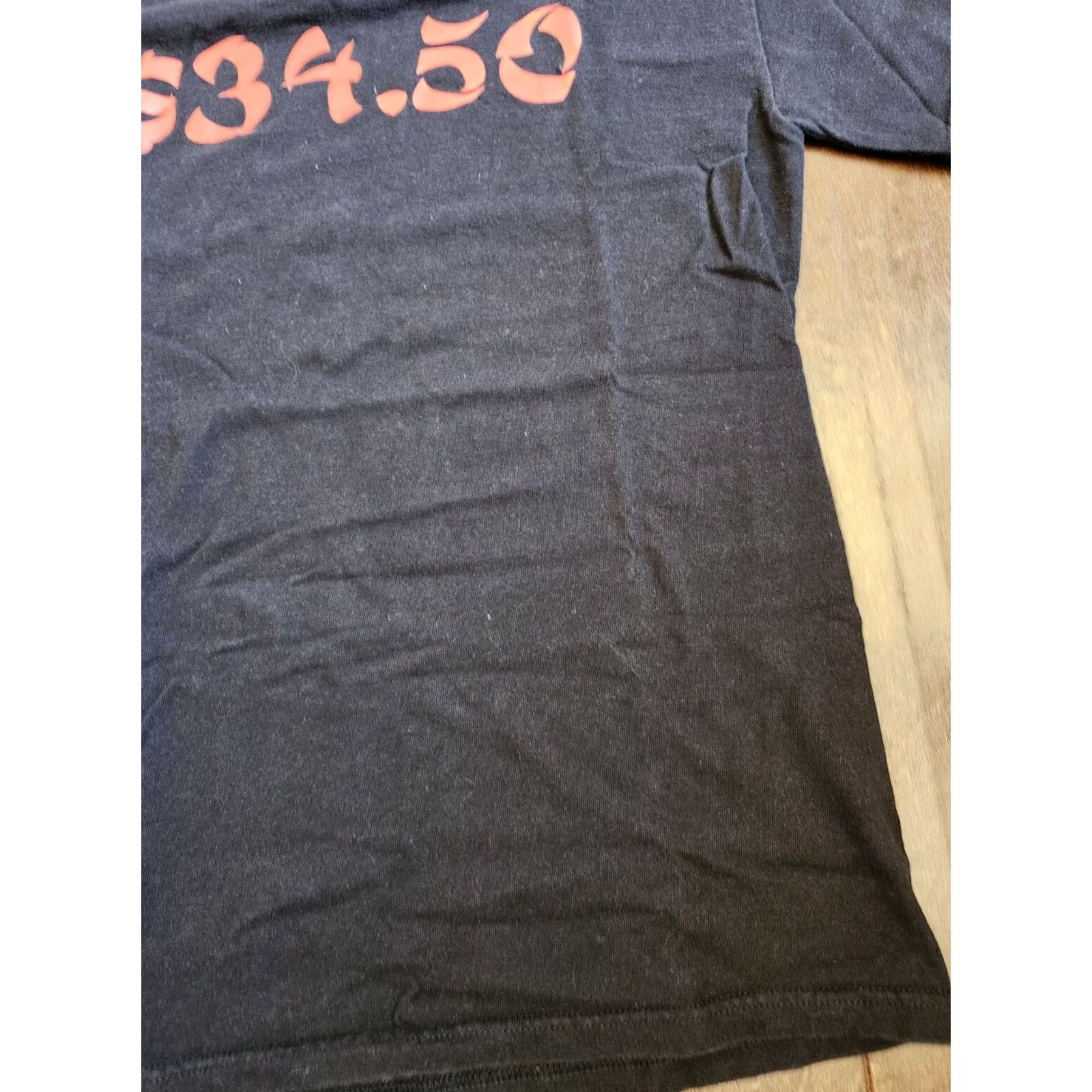 Vintage Russell Peters T-Shirt - Solid Black, Crew Neck, Short Sleeve - Unisex Adults, Size S, 100% Cotton, Basic Tee, Comedy, Romance? Size US S / EU 44-46 / 1 - 4 Thumbnail