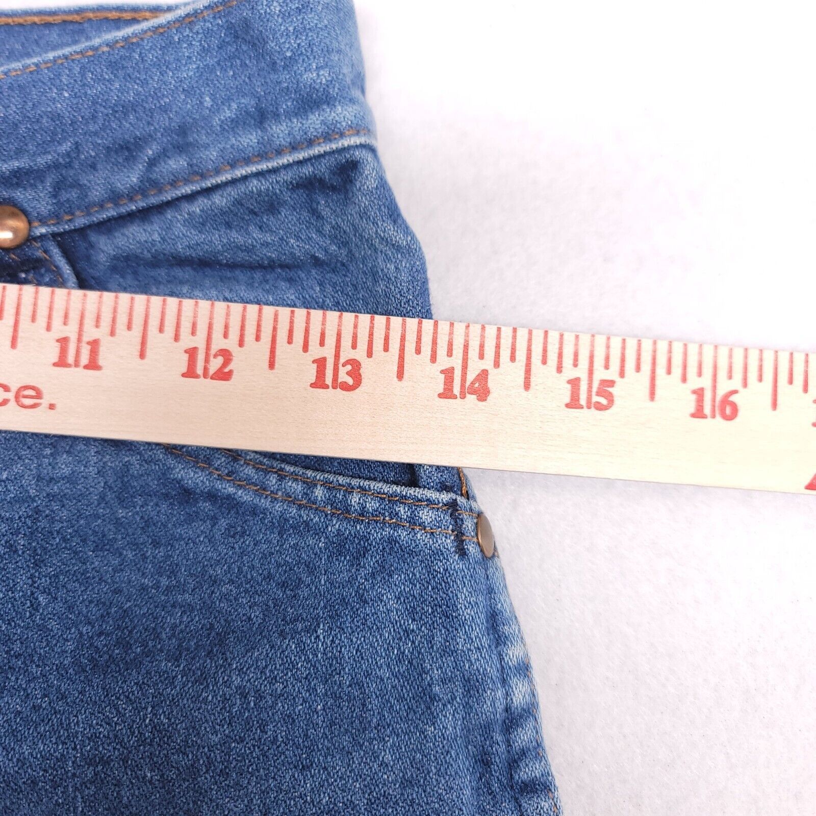 Wrangler Wrangler Casual Button Zip Denim Jeans Womens Size 14 Blue Size 36" / US 14 / IT 50 - 7 Thumbnail