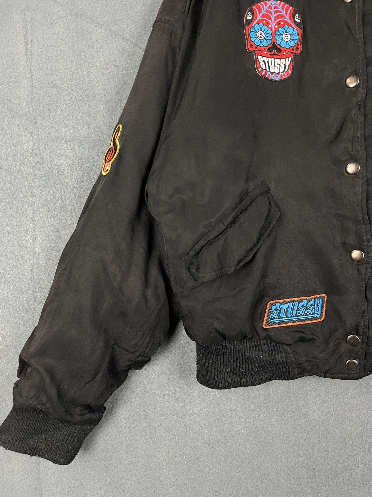 Other Stussy Bomber Jacket with Patches Size M / US 6-8 / IT 42-44 - 4 Thumbnail