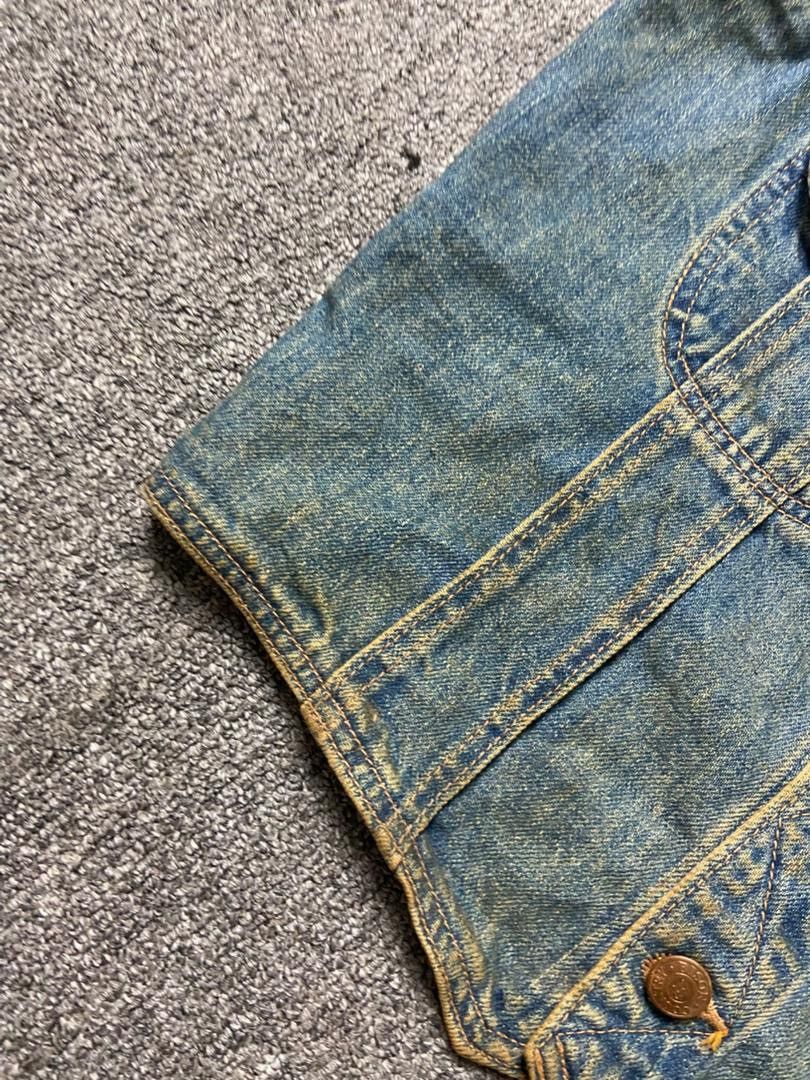 Japanese Brand Bison Country Sleeveless Jean Vest (186) Size M / US 6-8 / IT 42-44 - 8 Thumbnail