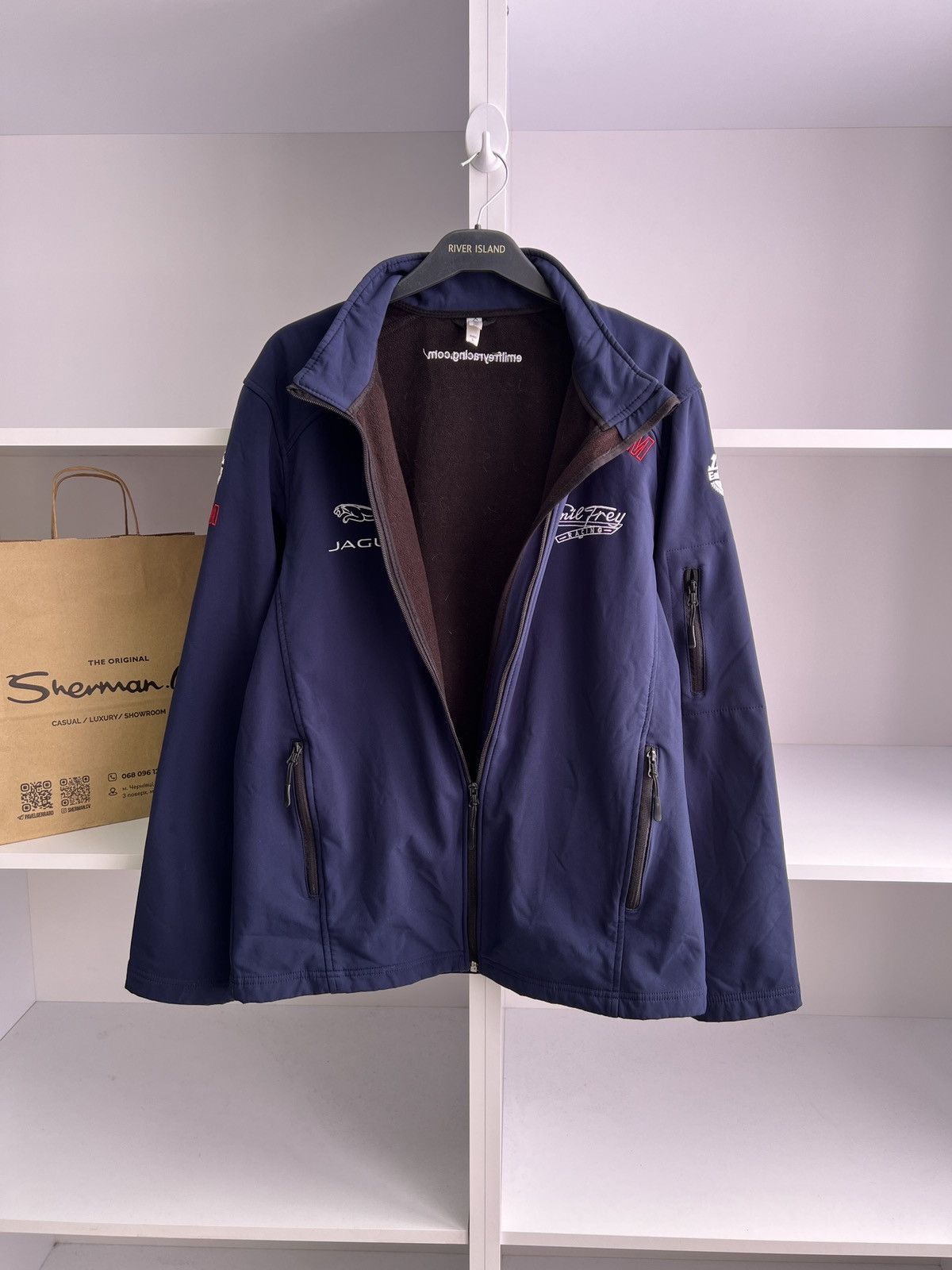 Vintage Vintage Jaguar softshell racing jacket Size US L / EU 52-54 / 3 - 10 Thumbnail