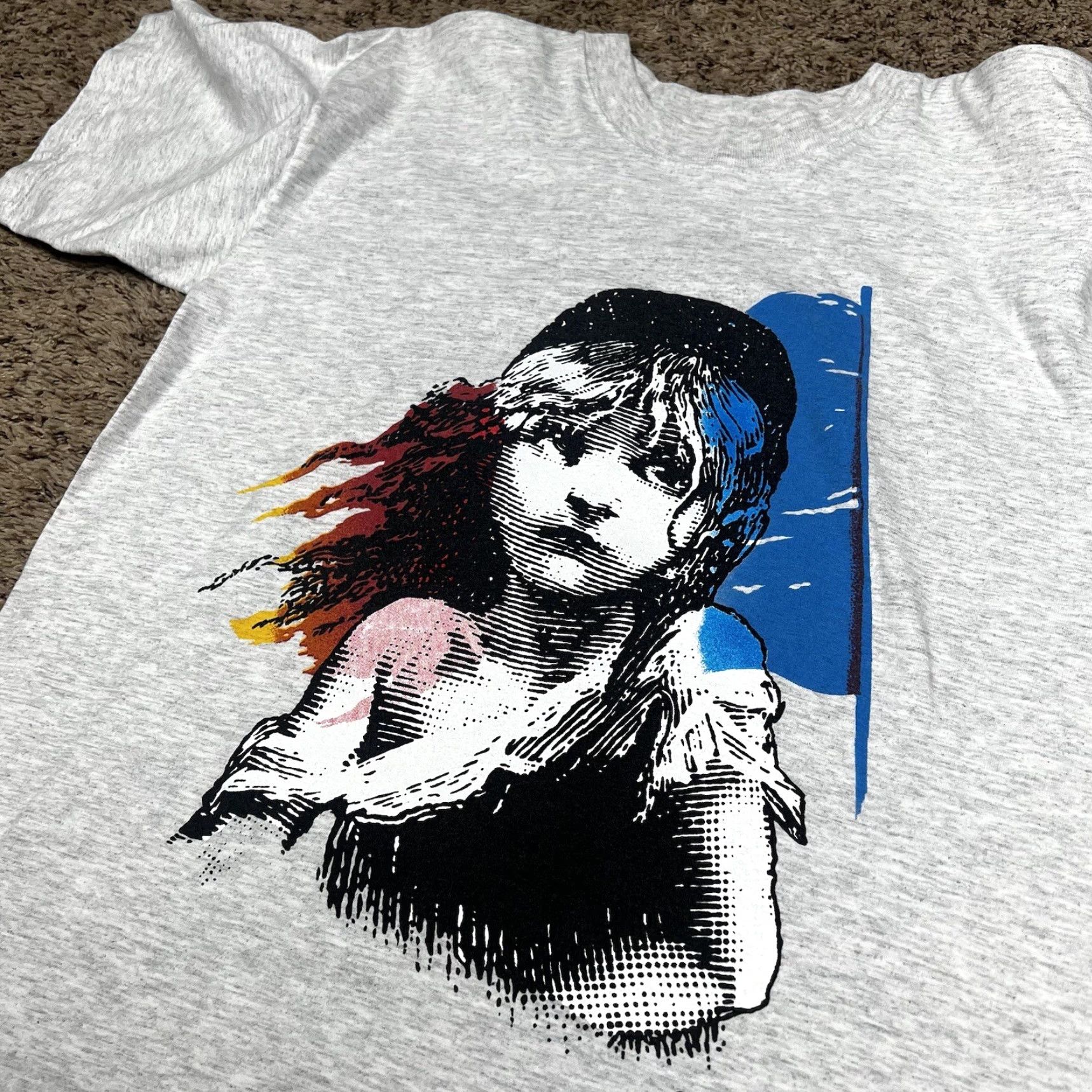 Doublet VINTAGE Les Miserables Musical Grey Double-Sided Graphic T-Shirt Medium Unisex Adults CDM Shirt Mens Girls Womens Size US M / EU 48-50 / 2 - 4 Thumbnail