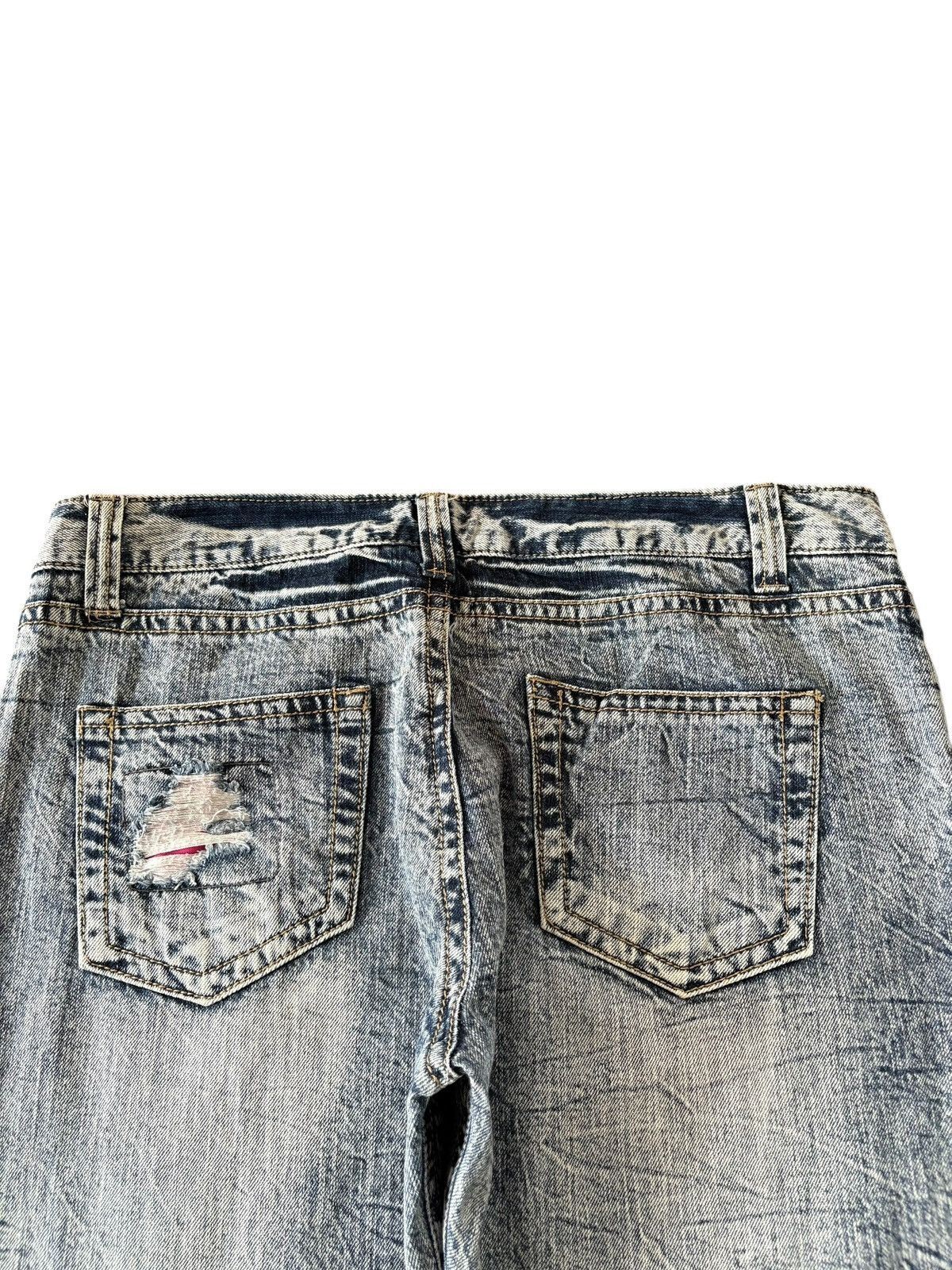 Hysteric Glamour Vintage Japanese Brand Punk Distressed Baggy Jeans Size 36" / US 14 / IT 50 - 4 Thumbnail