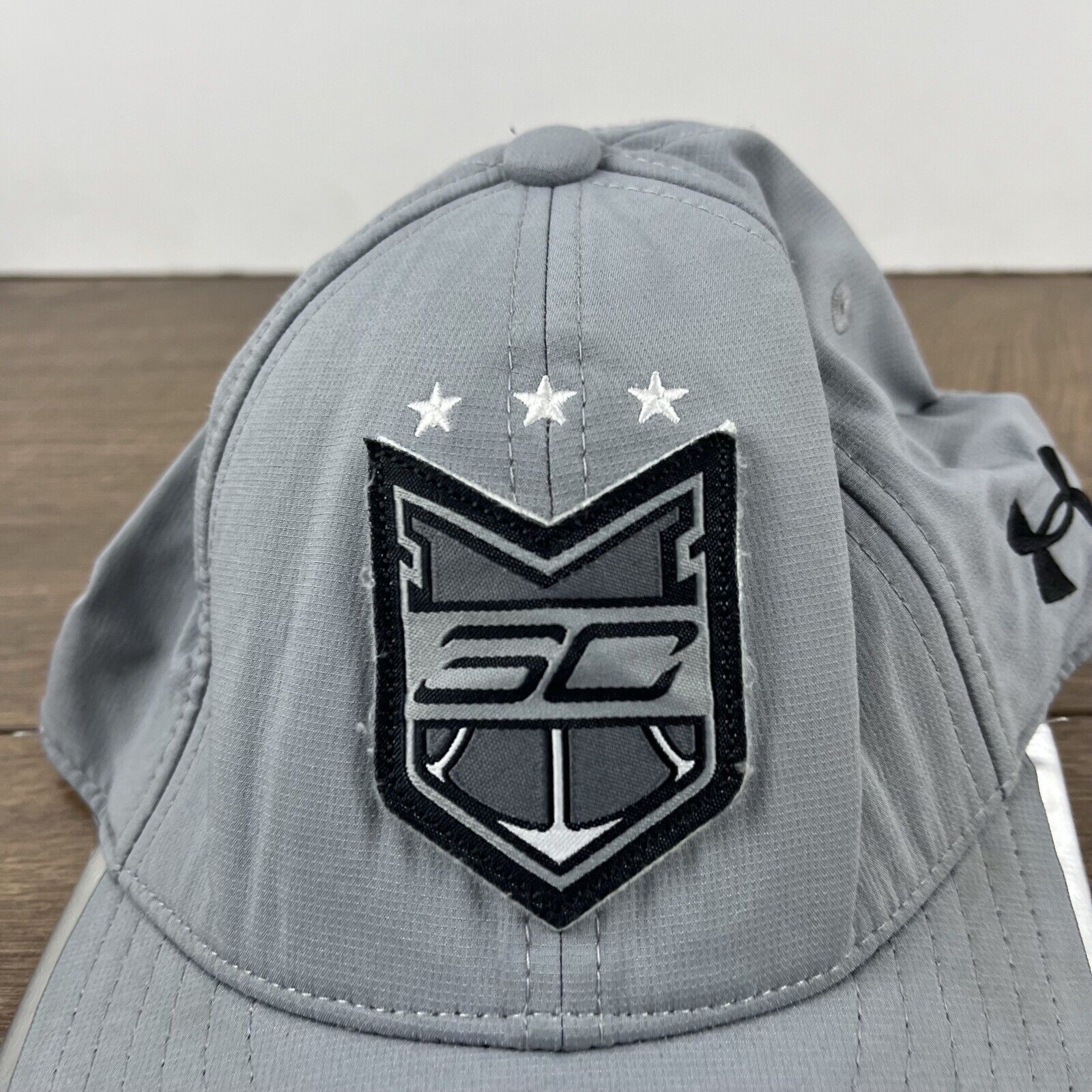 Under Armour Steph Curry Snapback Hat Under Amour Gray Adjustable Hat Adu Size ONE SIZE - 7 Thumbnail