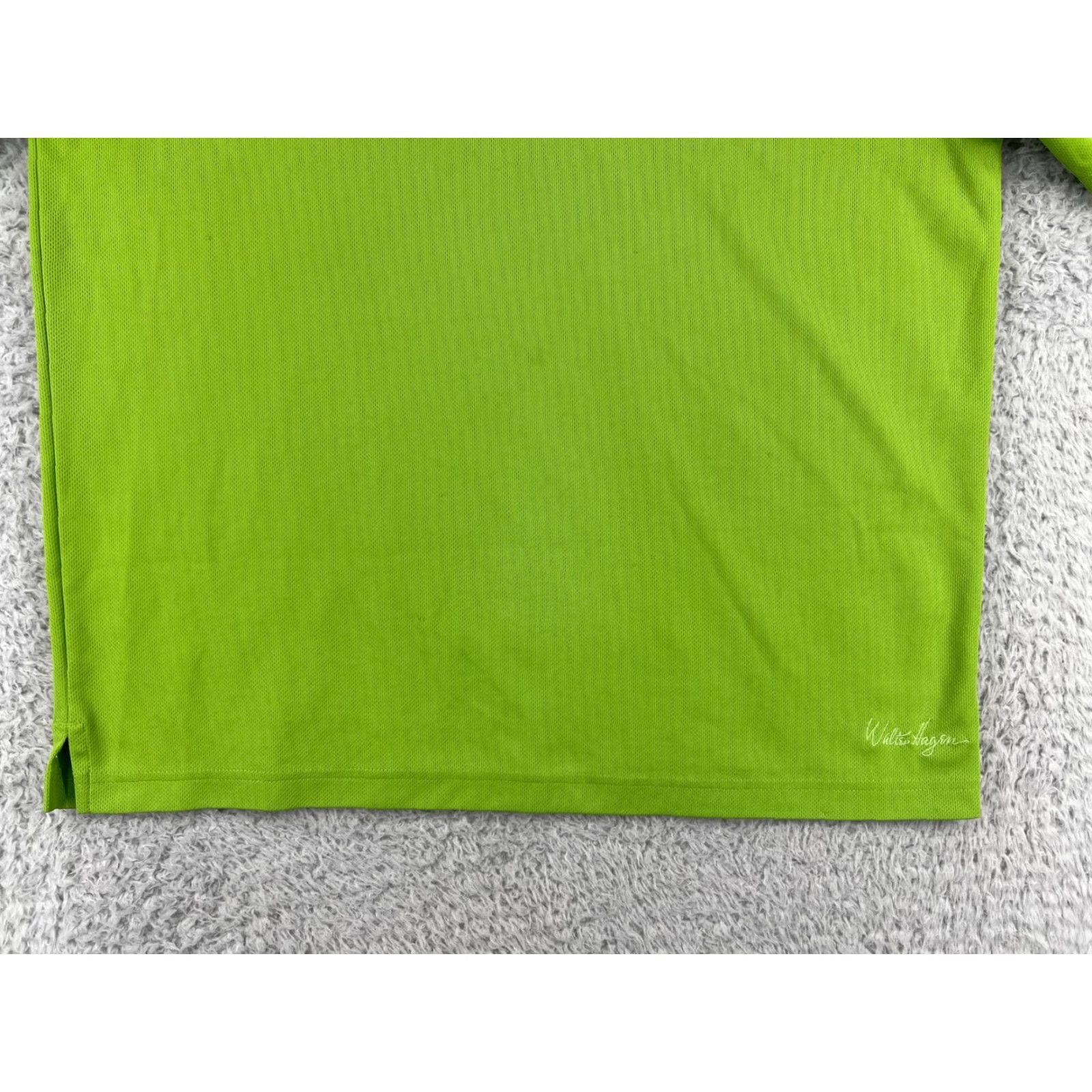 Vintage Walter Hagen Polo Shirt Mens L Green 100% Polyester Golf Lightweight Casual Everyday Shirts Size US L / EU 52-54 / 3 - 6 Thumbnail