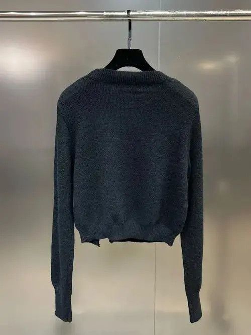 Designer × Japanese Brand Knitted Pullover O-neck Long Sleeve Size M / US 6-8 / IT 42-44 - 3 Thumbnail