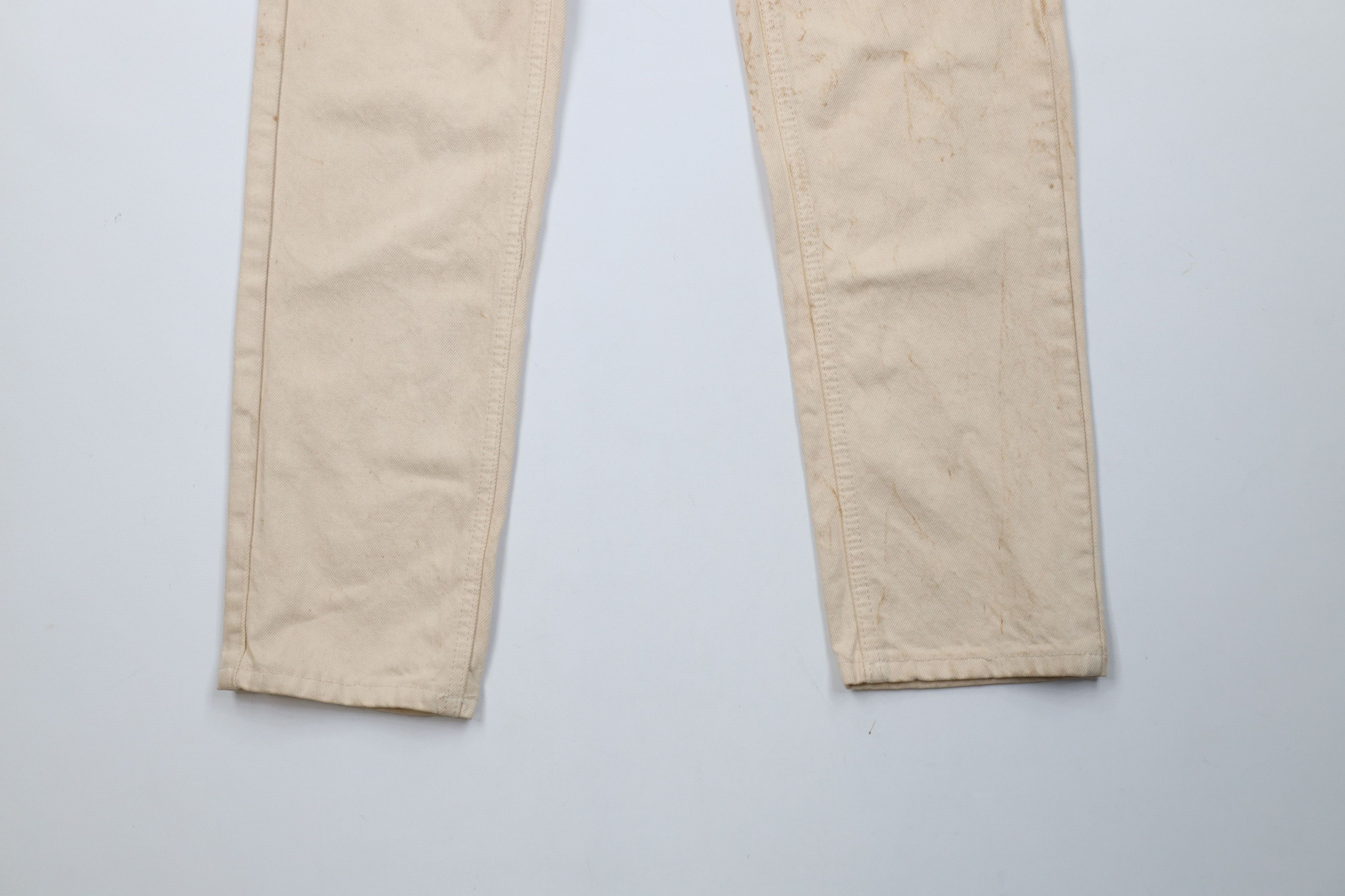 Calvin Klein × Vintage Deadstock Vintage 80s 90s Calvin Klein Jeans Beige USA Size 28" / US 6 / IT 42 - 4 Thumbnail
