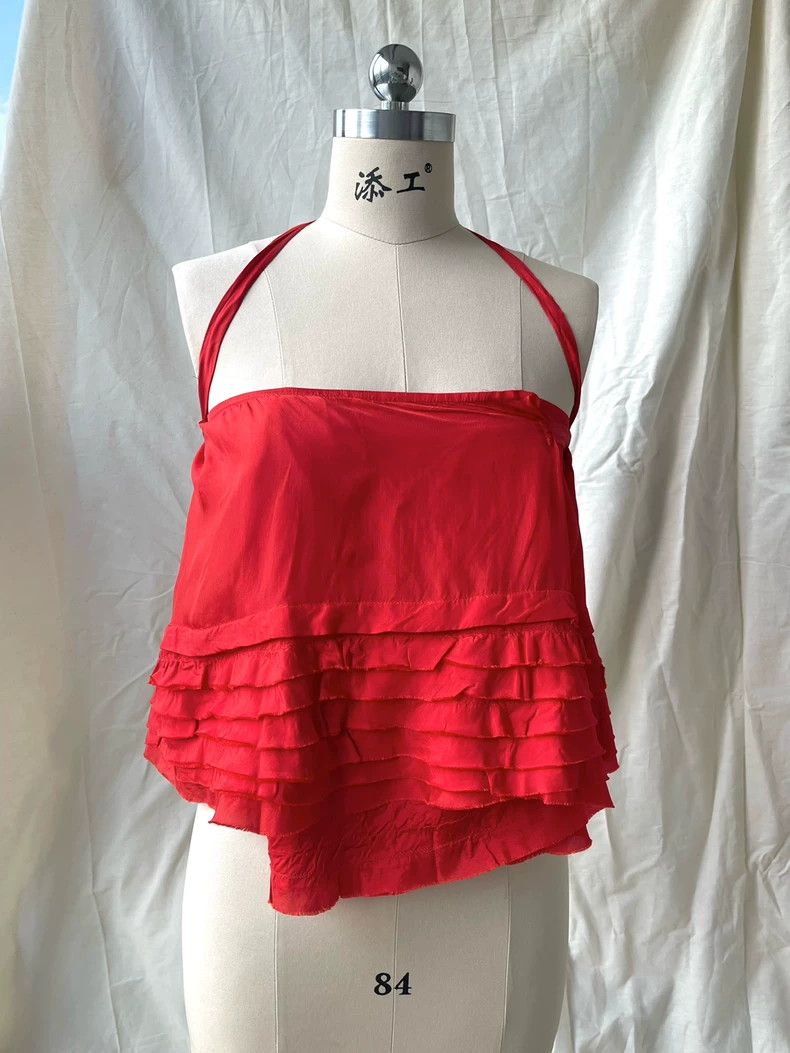 Comme des Garcons Comme des Garcons Red cake hem multi-layer lace one-piece Size M / US 6-8 / IT 42-44 - 3 Thumbnail