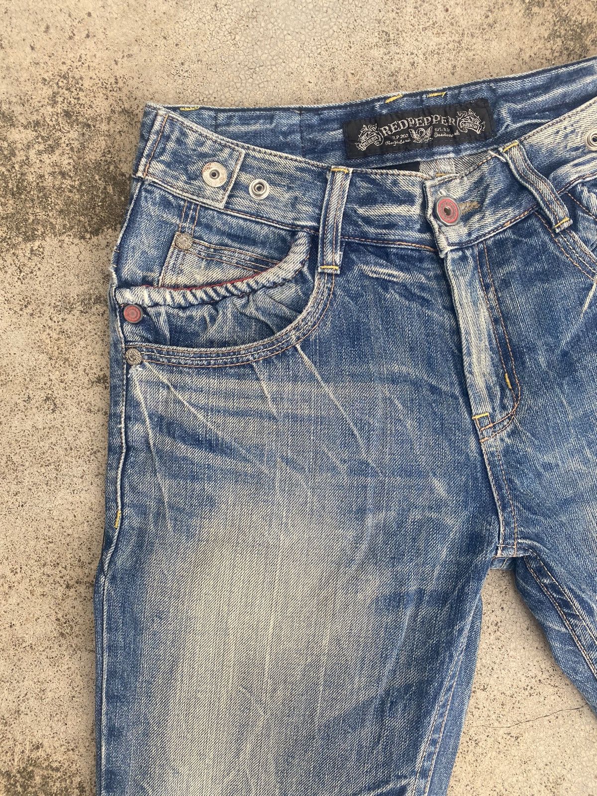 If Six Was Nine × Japanese Brand Flare Jeans Ref Pepper Clawmark Tunder Size US 32 / EU 48 - 8 Thumbnail