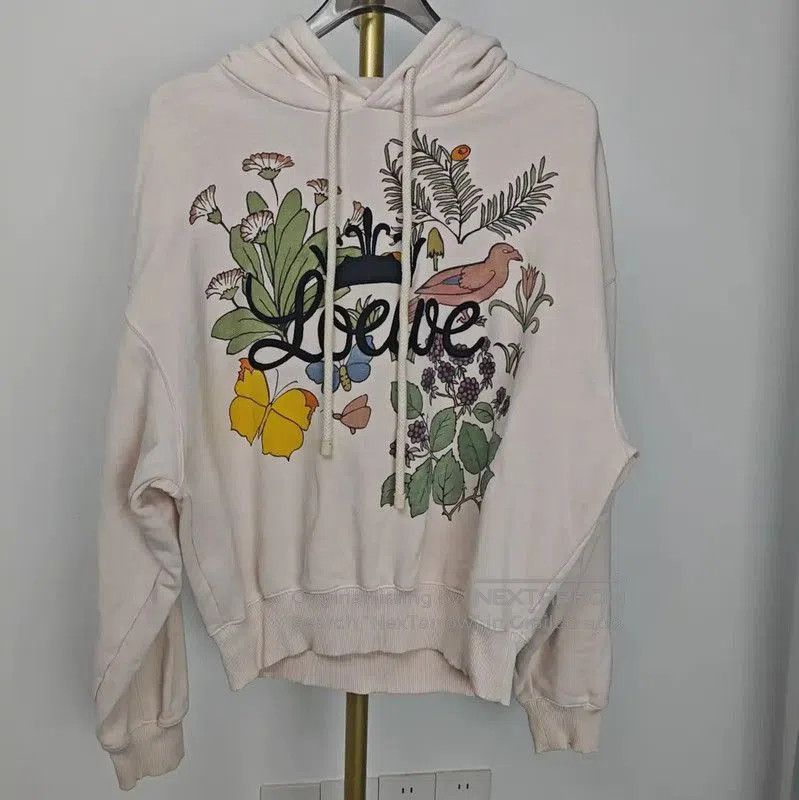 Loewe Loewe Spring Autumn Light Pink Hoodie . Size S / US 4 / IT 40 - 1 Thumbnail