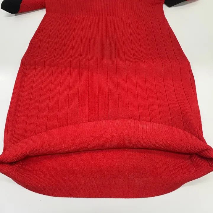 Balmain Balmain Colorblock Bodycon Short Sleeve Dress -2507 Size US 40 / EU 56 - 3 Thumbnail