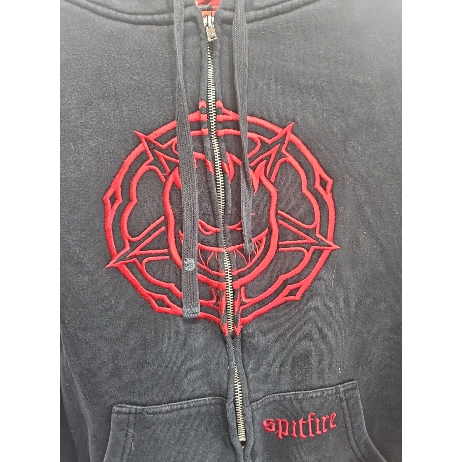 Spitfire VINTAGE Spitfire Hooded Sweatshirt 90s Distressed Black Mens Medium Sweatshirt Sweatshirt Distressed 90s Spitfire Logo Shirt Hoodie Adult Mens Size US M / EU 48-50 / 2 - 3 Thumbnail