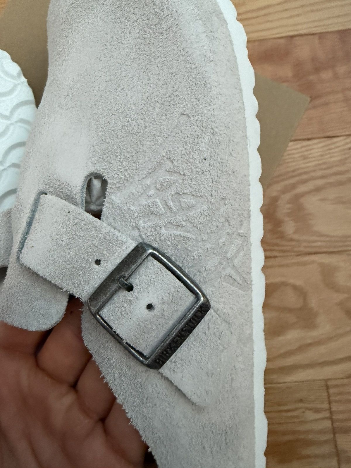 Birkenstock × Stussy Stussy x Birkenstock Boston “Bone” Size US 10 / EU 43 - 3 Thumbnail