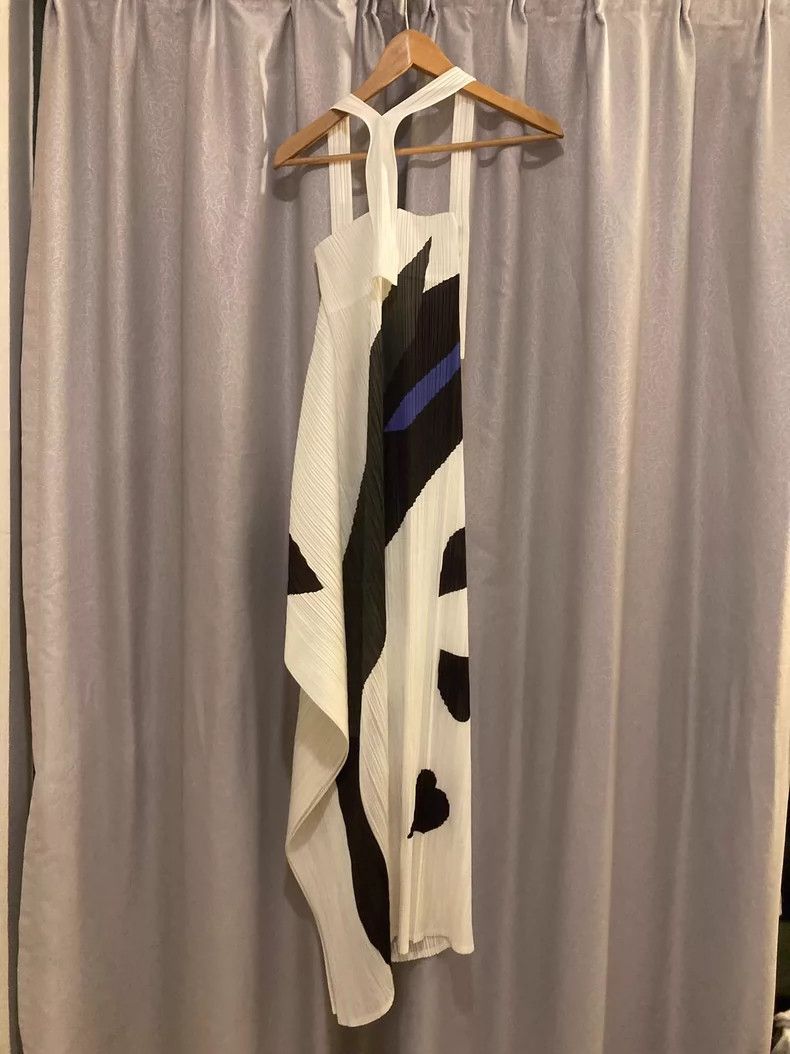 Issey Miyake Issey Miyake size:3 white dress Size M / US 6-8 / IT 42-44 - 4 Thumbnail