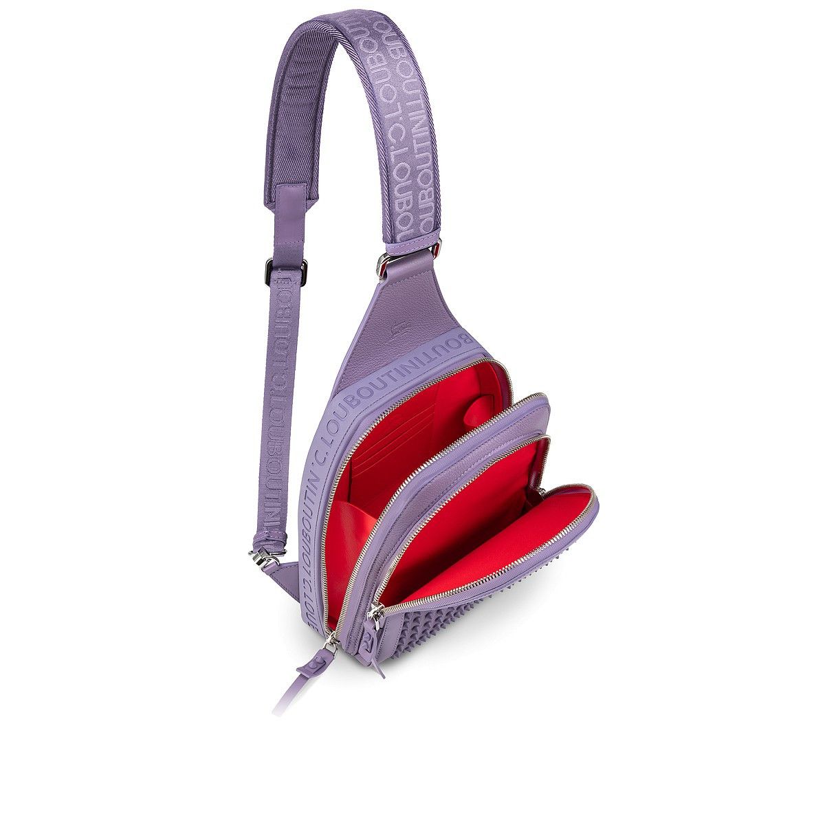 Christian Louboutin oc11z0125 Size:OS/ Loubi Funk Backpack in Parme Size ONE SIZE - 4 Thumbnail