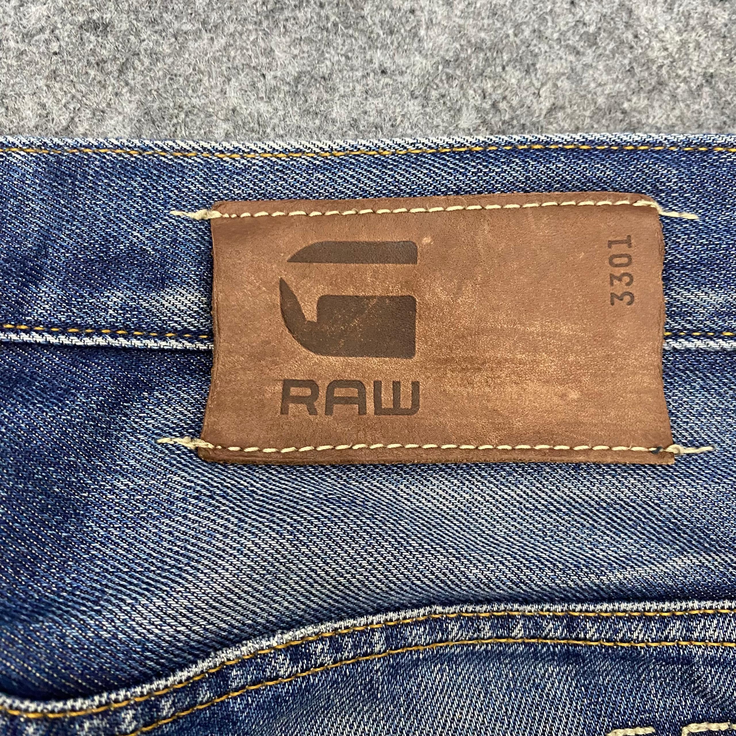 G-Star 💥Best Offer💥Vintage G Star Raw Denim Jeans Size US 32 / EU 48 - 17 Thumbnail