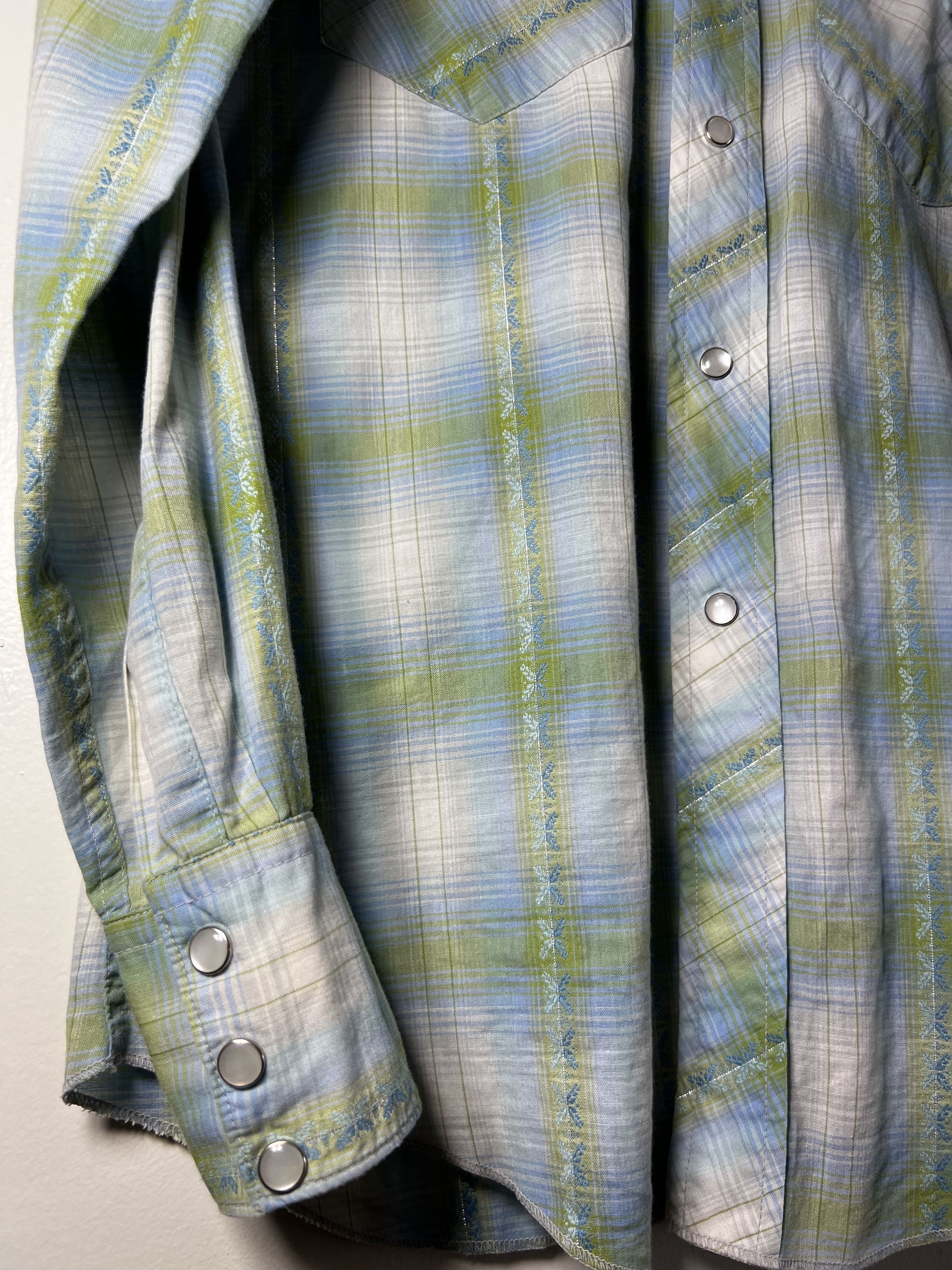 Vintage Vintage 50's-60's HBarC California Ranchwear Pearl Snap Size US S / EU 44-46 / 1 - 4 Thumbnail