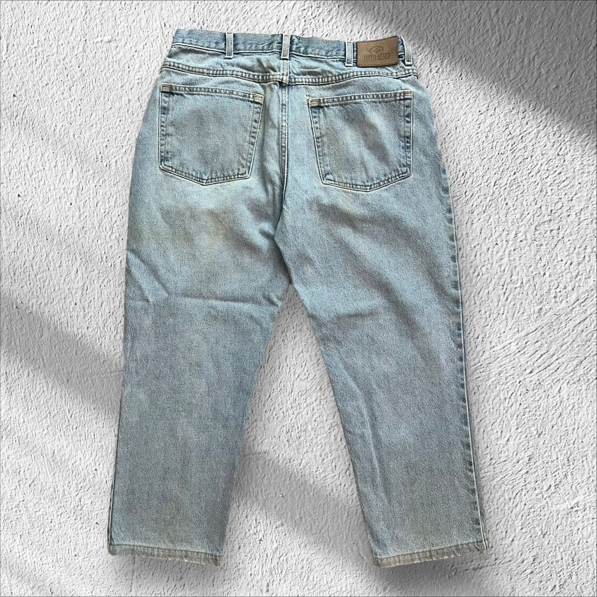 Redhead Vintage 90s Redhead Blue Jeans Straight Leg Denim Size 34x27 Size US 34 / EU 50 - 3 Thumbnail