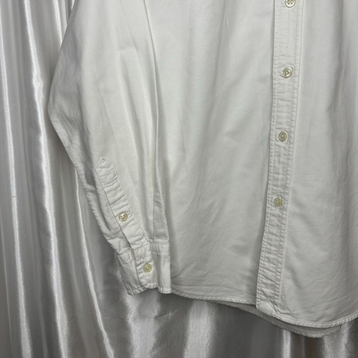 Polo Ralph Lauren × Ralph Lauren White basic button up shirt long sleeved Ralph Lauren Logo Size S / US 4 / IT 40 - 8 Thumbnail