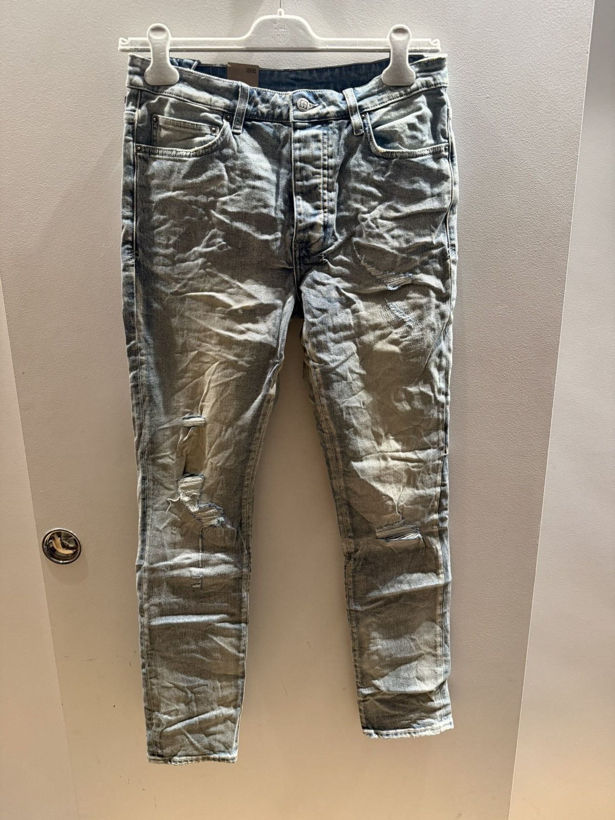 Ksubi Ksubi Chitch Punk Blue Thrashed Jeans Size 32 Size US 32 / EU 48 - 5 Thumbnail