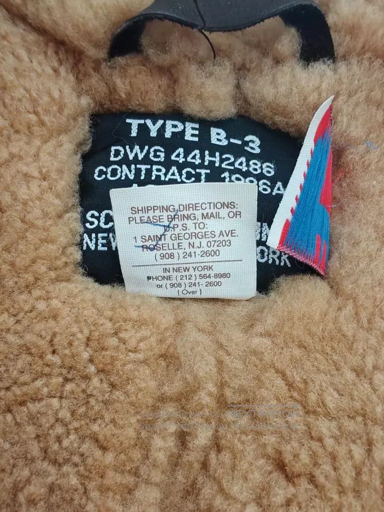 Schott Schott b3 fur integrated Size US M / EU 48-50 / 2 - 7 Thumbnail