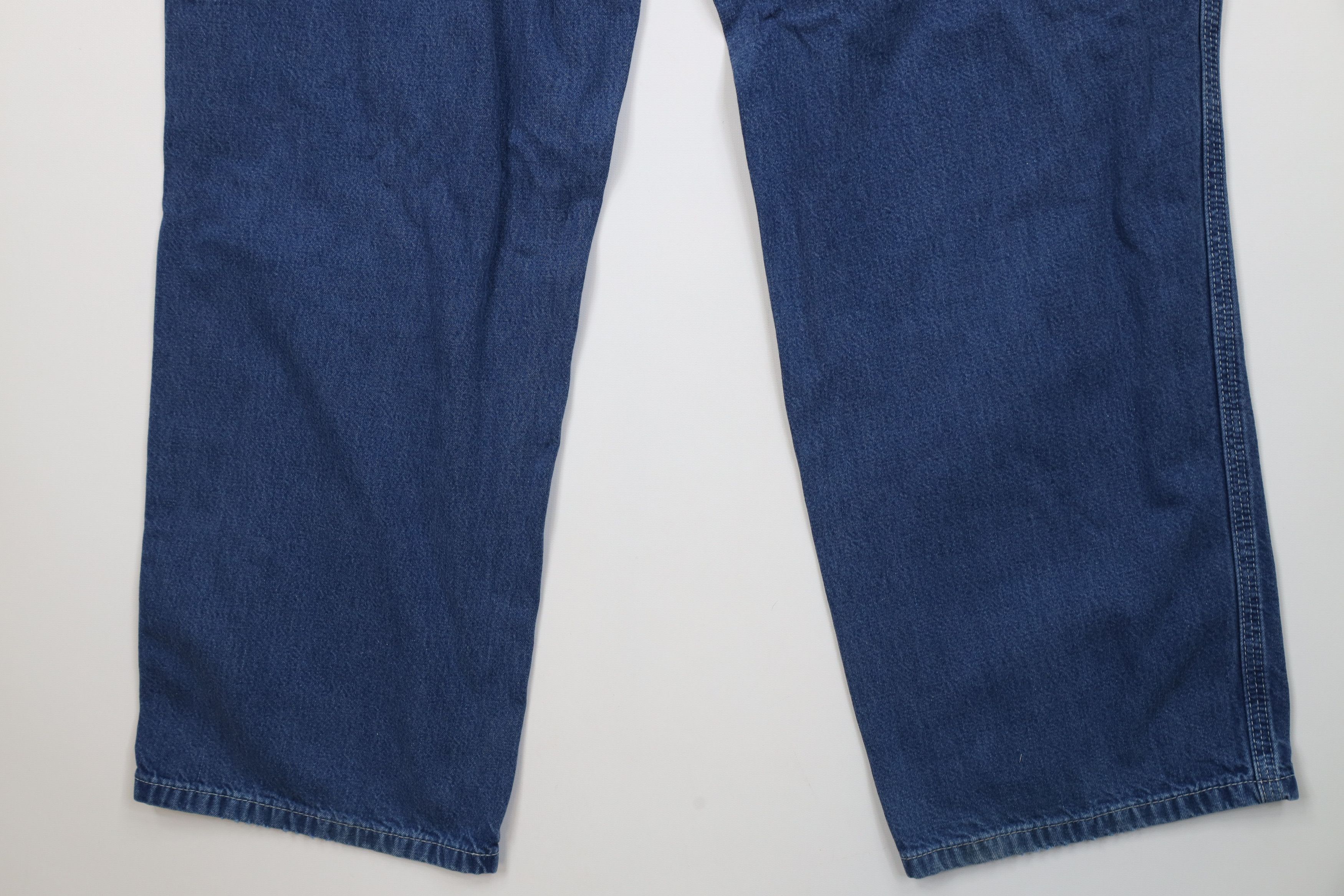 Carhartt Vintage Y2K Carhartt Wide Leg Dungaree Denim Jeans Blue Size US 40 / EU 56 - 15 Thumbnail