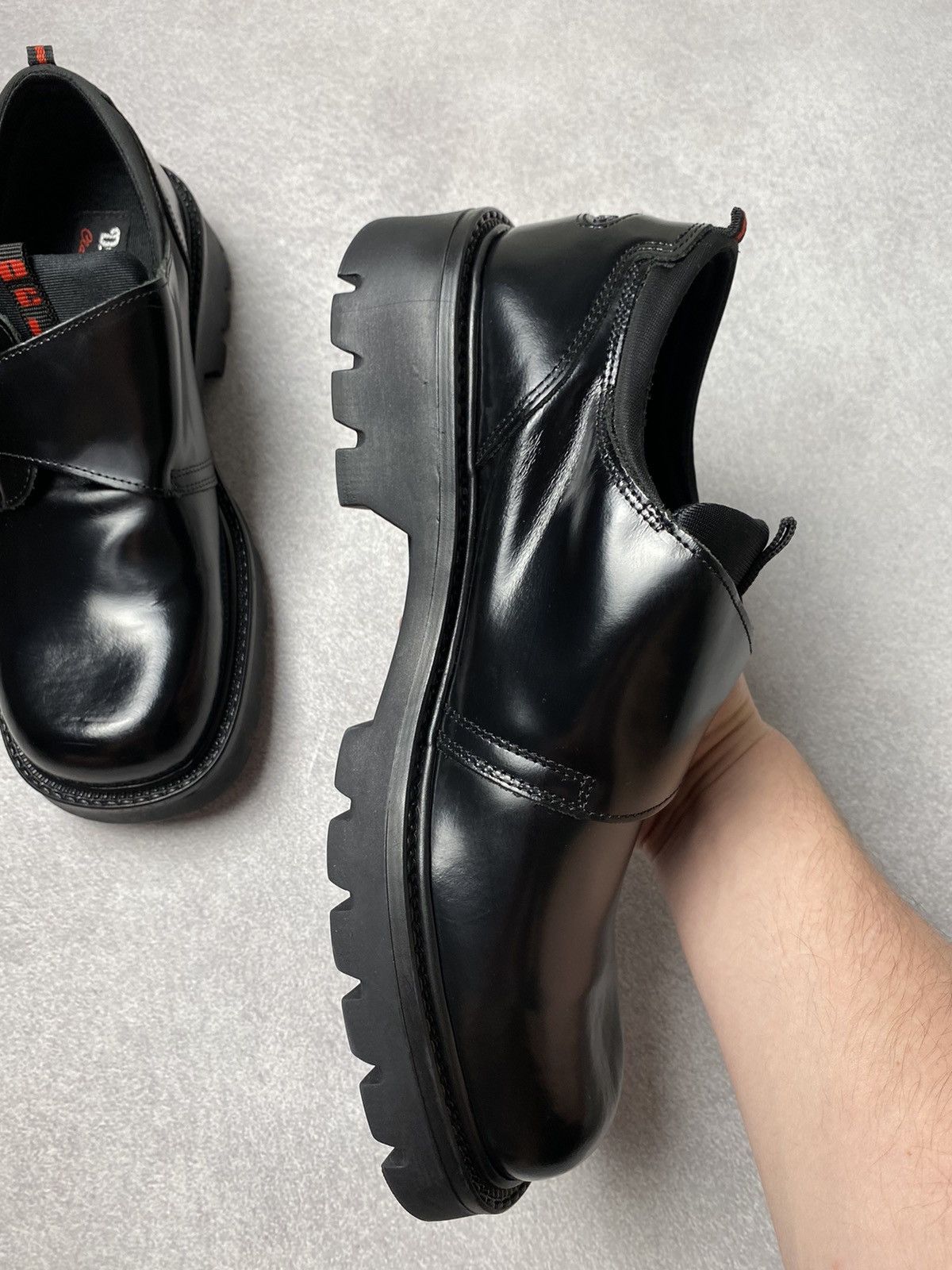 Dockers Dockers Vintage Chunky Black Leather Platform Boots goth Y2K Size US 9.5 / EU 42-43 - 10 Thumbnail