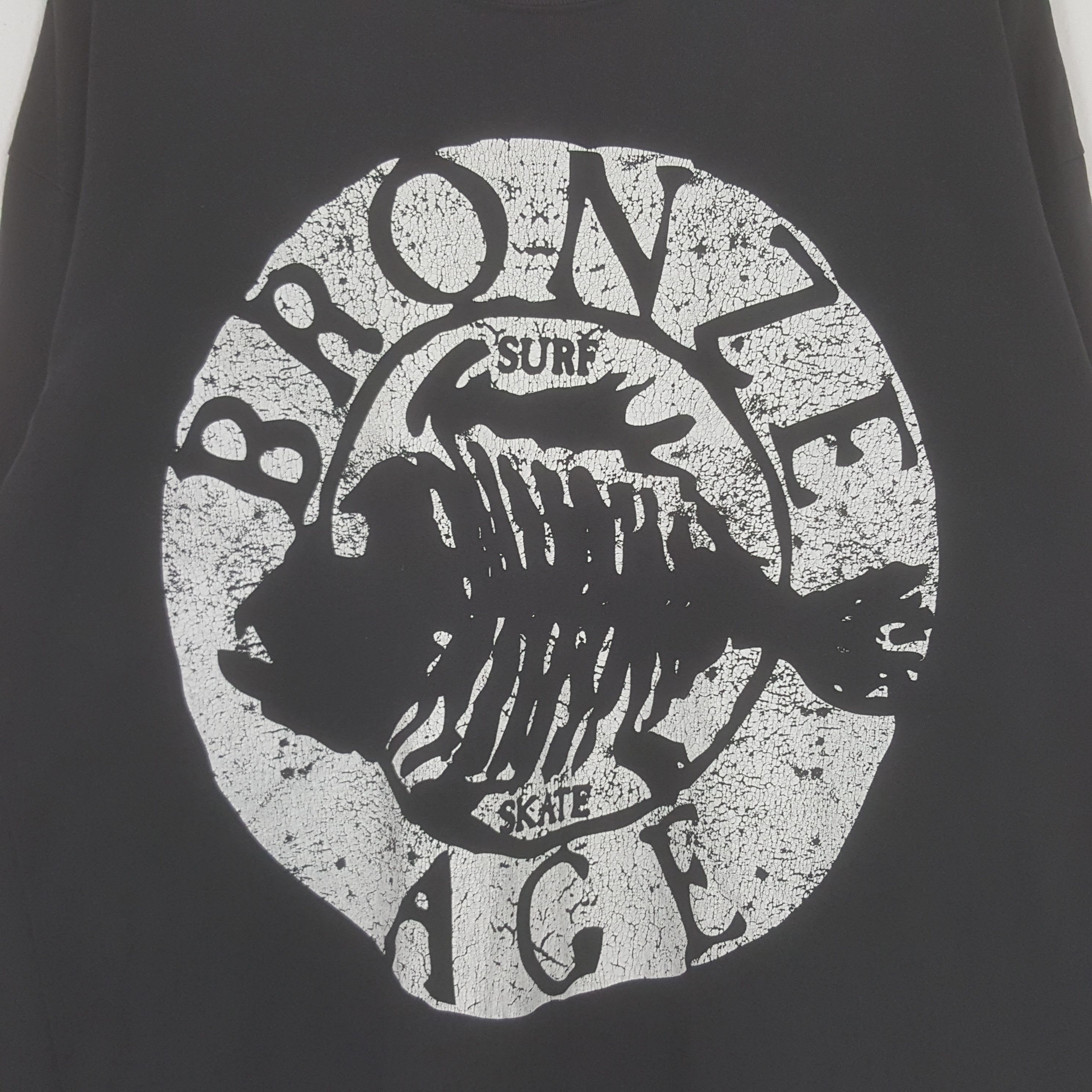 Vintage Vintage Bronze Age Surf Style Long Sleeve Tshirt Size US XL / EU 56 / 4 - 2 Thumbnail