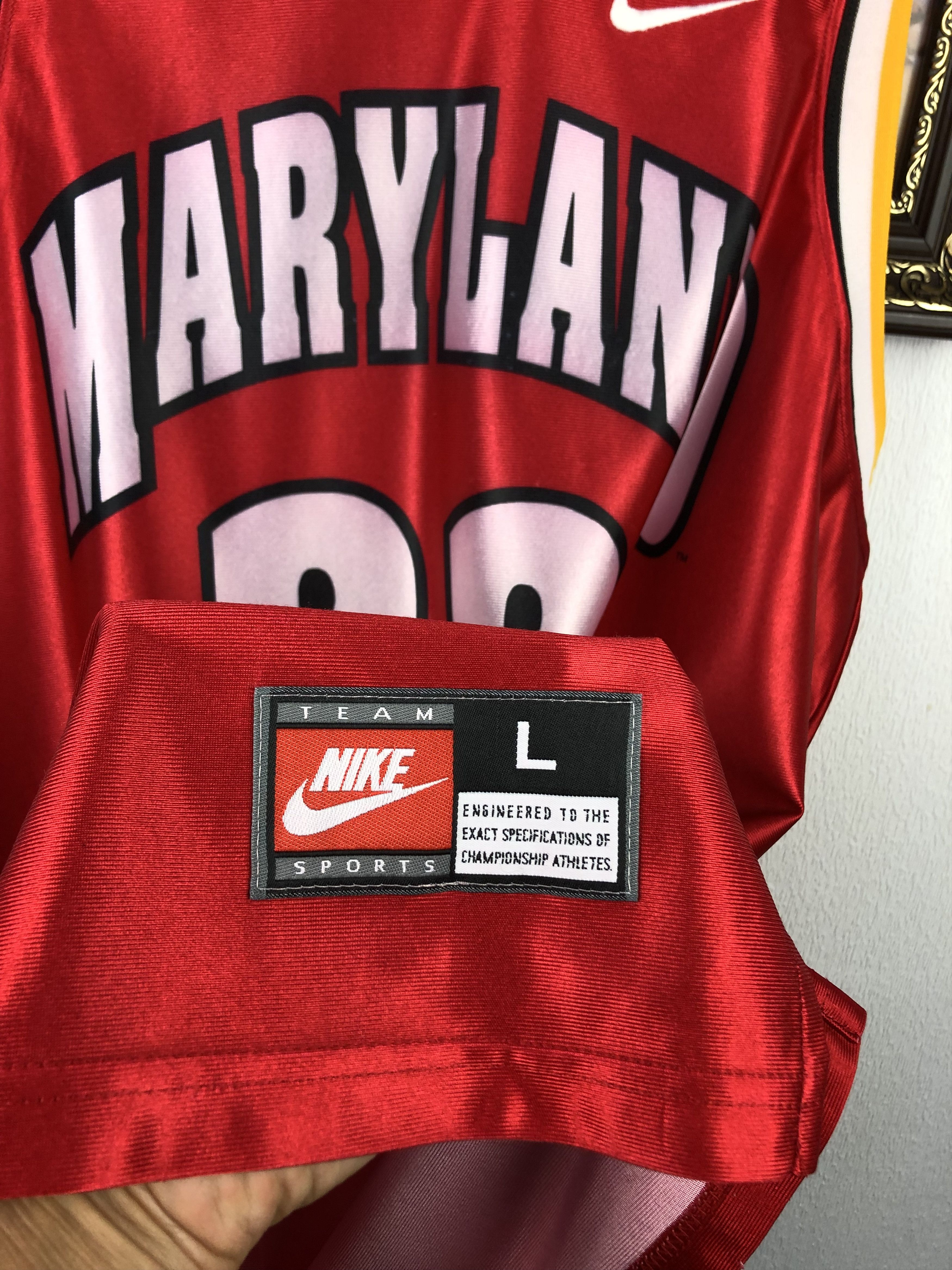 Nike Vintage Nike Maryland Terrapins Keith Booth Jersey Size US L / EU 52-54 / 3 - 6 Thumbnail