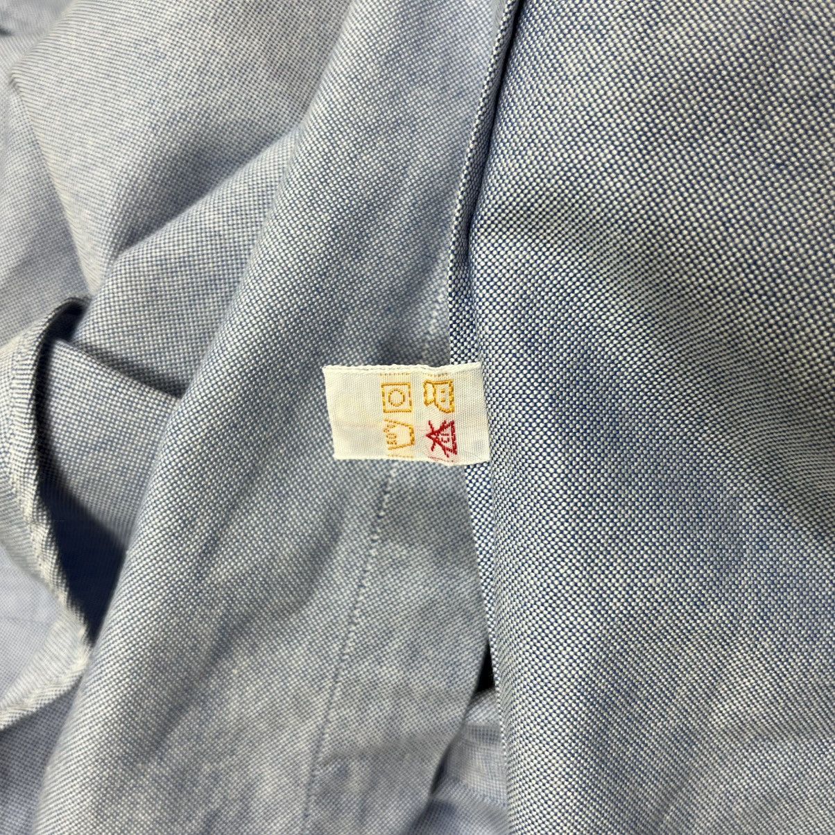 Polo Ralph Lauren Polo Ralph Lauren Bear Oxford Shirt Blue Dutton Sleeve Men’s Size US XXL / EU 58 / 5 - 12 Thumbnail