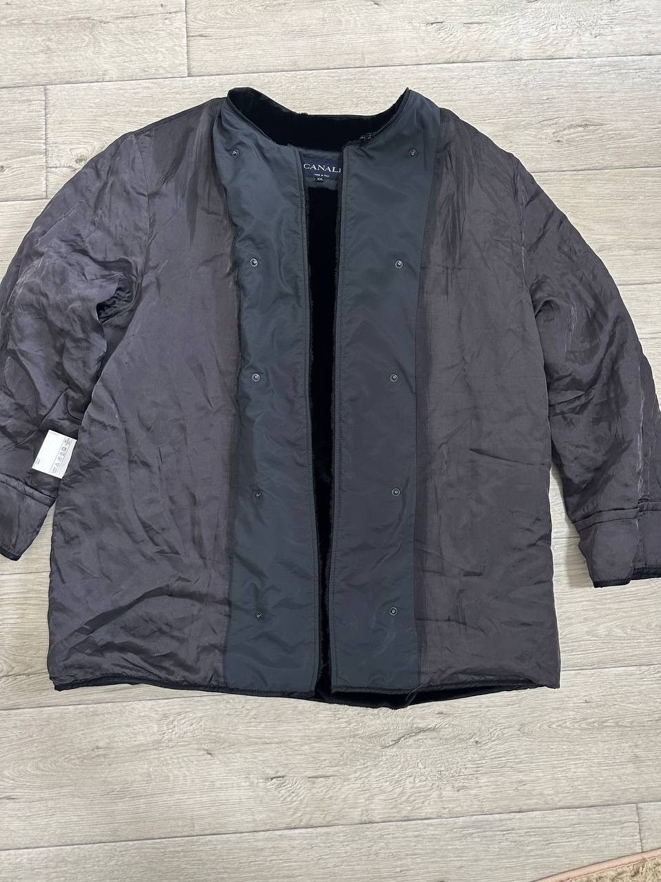 Canali Canali 2-in-1 Faux Fur Lined Car Coat Heavy Jacket 52 XXL Size US XL / EU 56 / 4 - 6 Thumbnail