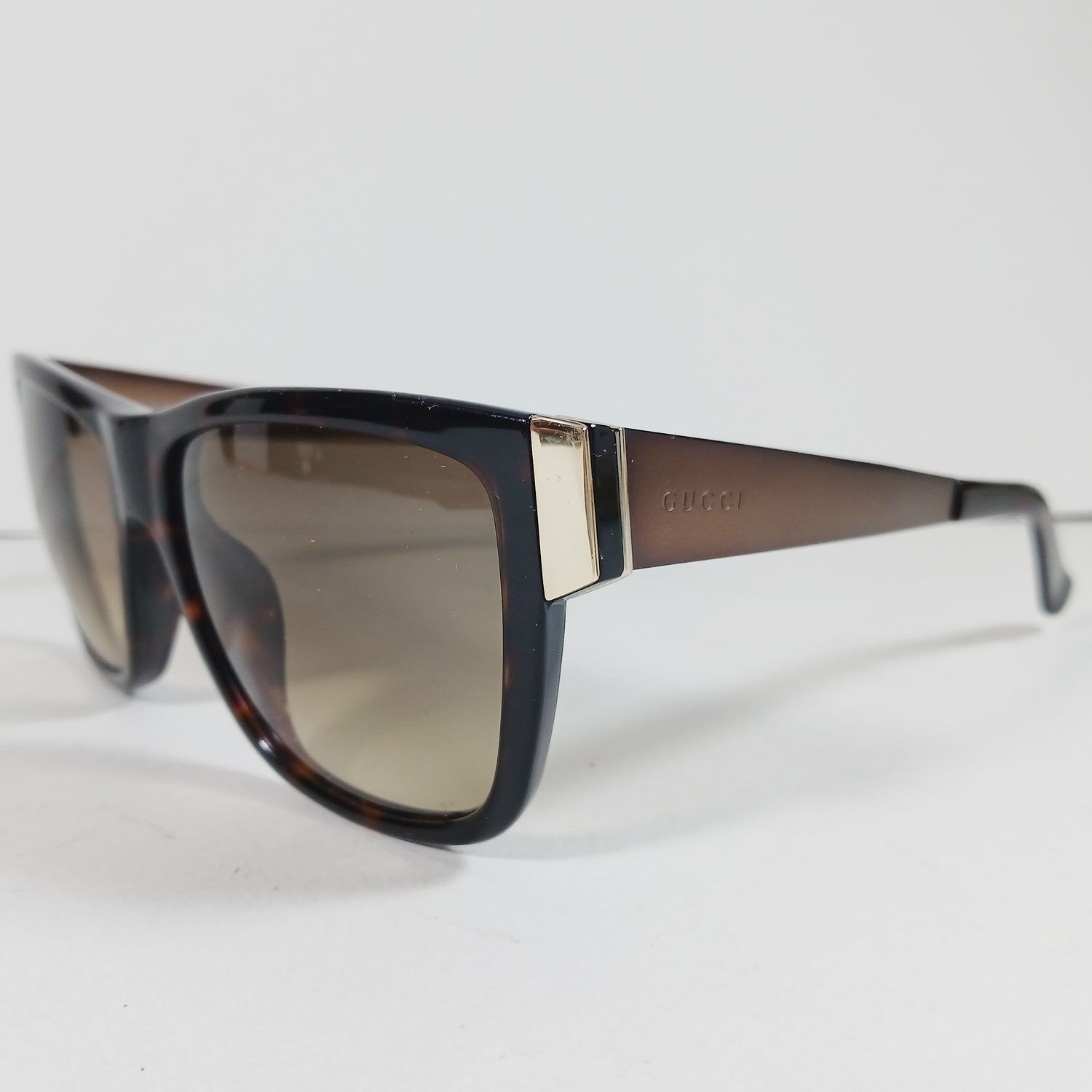 Gucci Gucci GG 3718/S Tortoise Metal Gradient Sunglasses Italy Size ONE SIZE - 3 Thumbnail