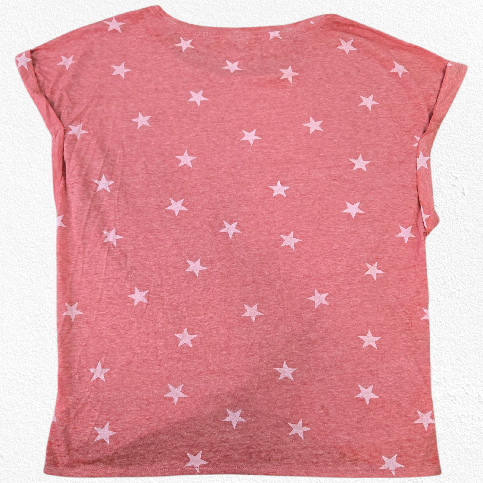 Lucky Brand Lucky Brand Red Star Print Twist Front T Shirt Size Large Size L / US 10 / IT 46 - 11 Thumbnail