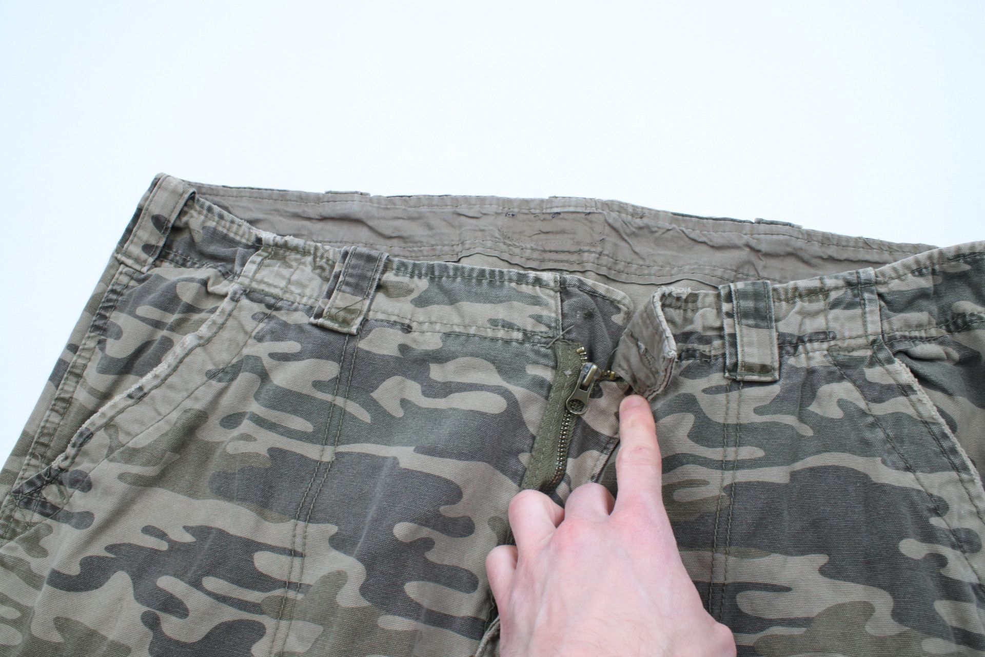 Vintage Vintage Streetwear Knee Wide Leg Cargo Pants Camouflage Size US 42 / EU 58 - 5 Thumbnail