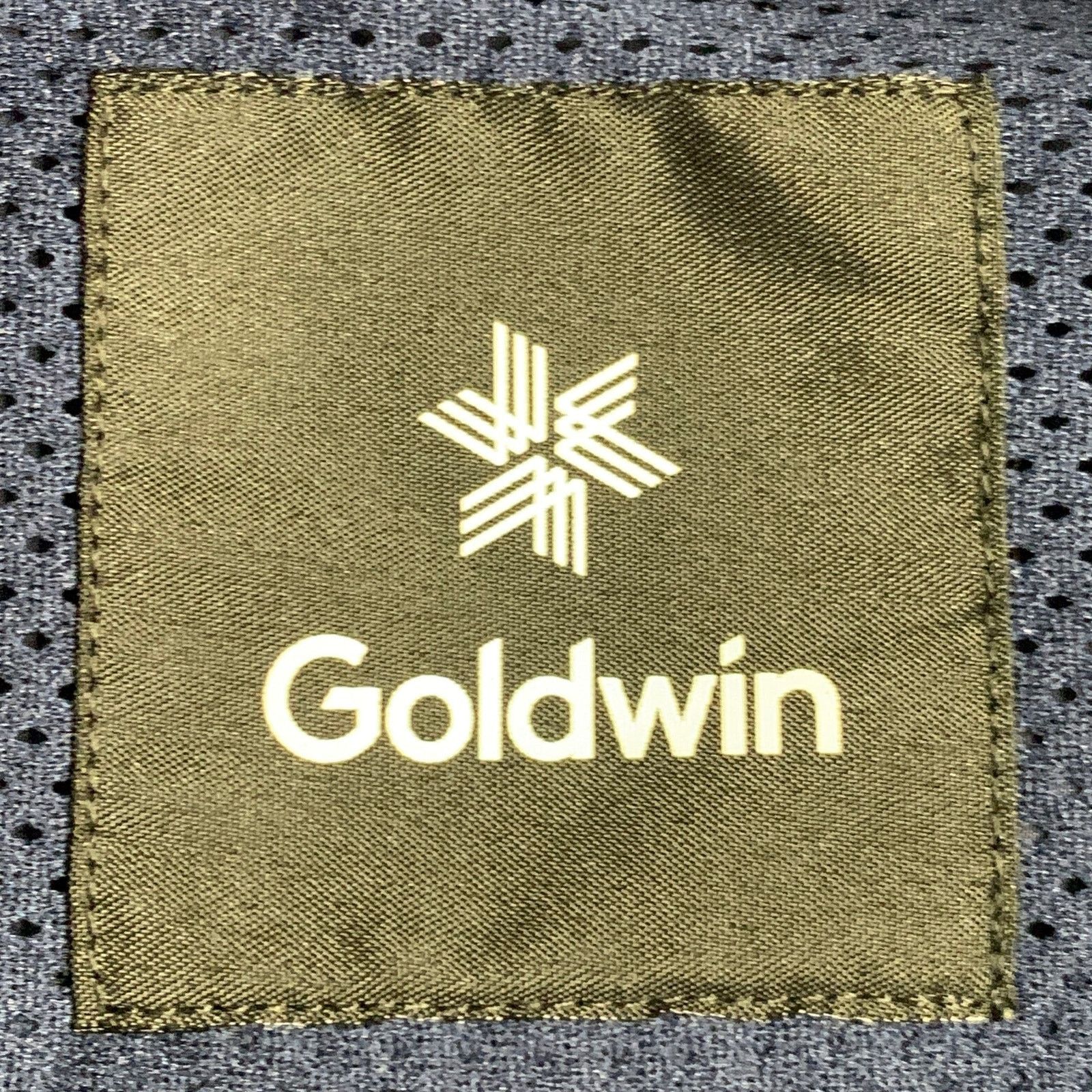 Goldwin Size L Navy Polyester One Pocket Snaps Long Sleeve Shirt Size US L / EU 52-54 / 3 - 4 Thumbnail