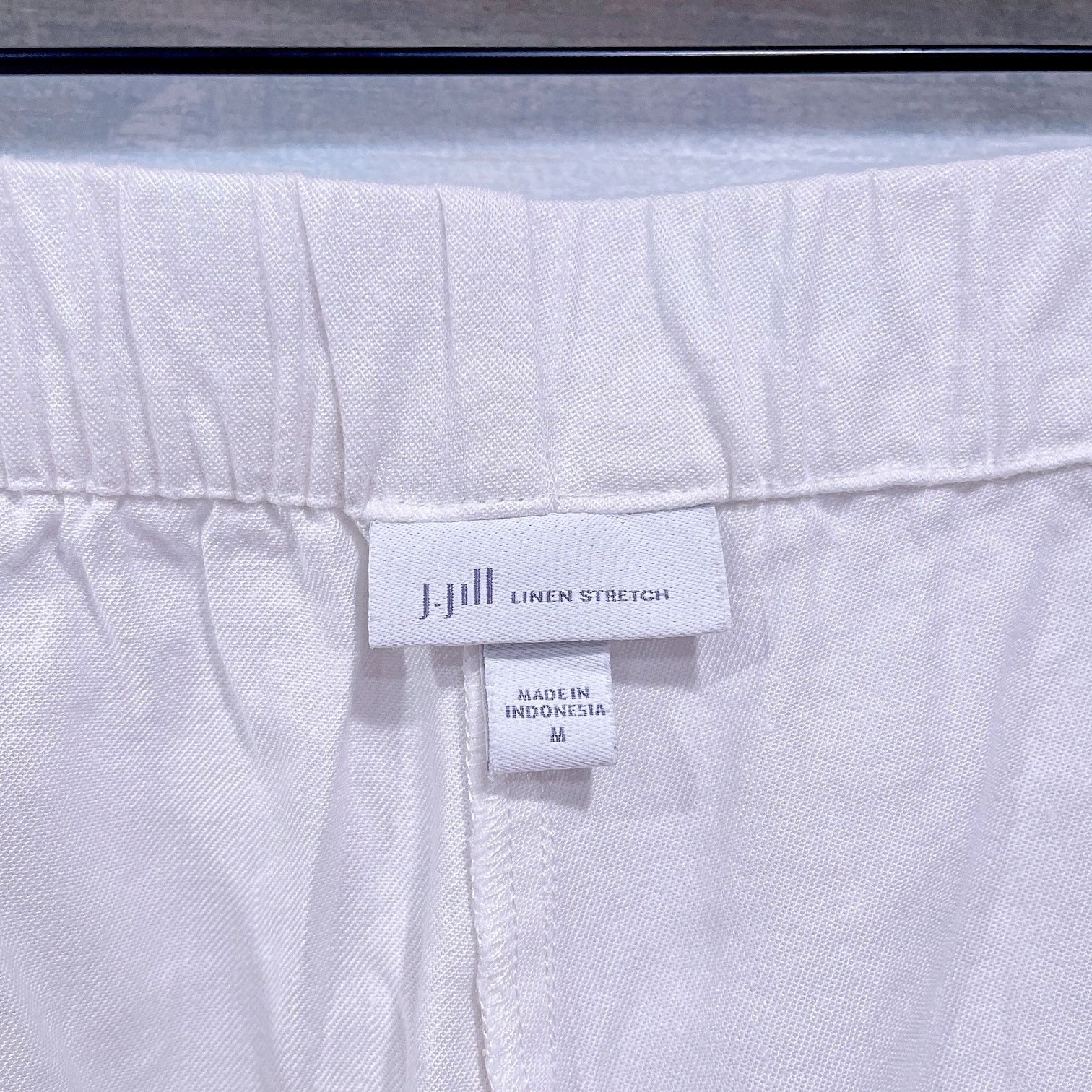 Other J Jill Linen Stretch Ankle Pants White Womens Medium Size 30" / US 8 / IT 44 - 7 Thumbnail