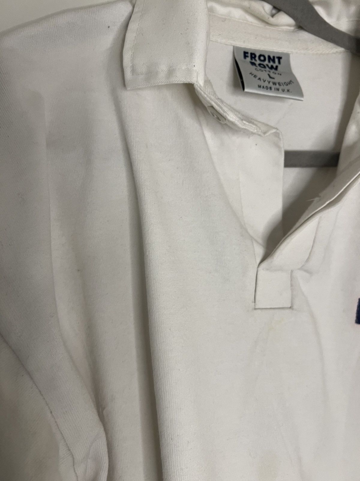 Other White BBC Television Long Sleeved Rugby shirt #rugby Size US L / EU 52-54 / 3 - 9 Thumbnail
