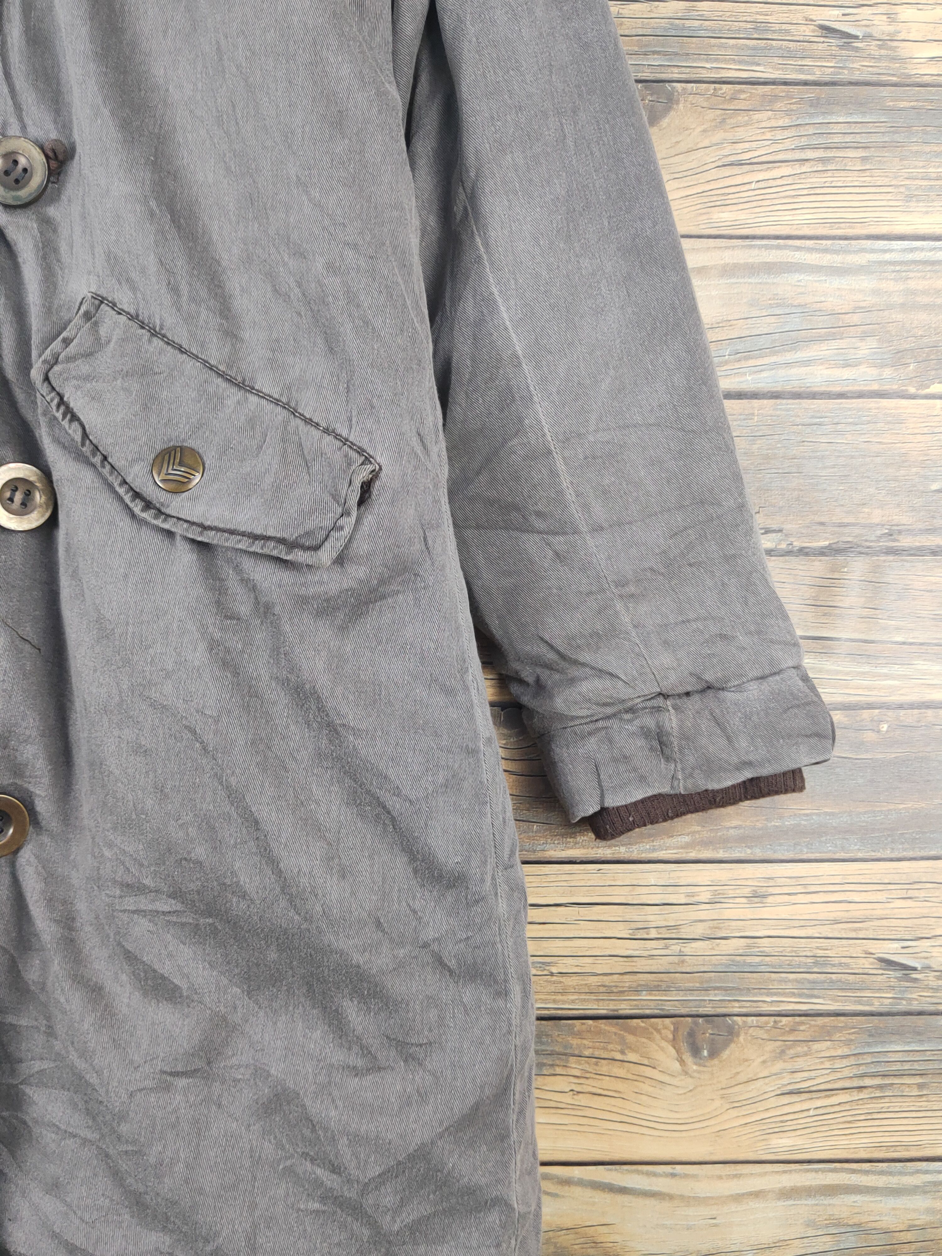Japanese Brand × Vintage S.g.v Dark Gray Coats (Vintage Winter jacket) Size US L / EU 52-54 / 3 - 6 Thumbnail