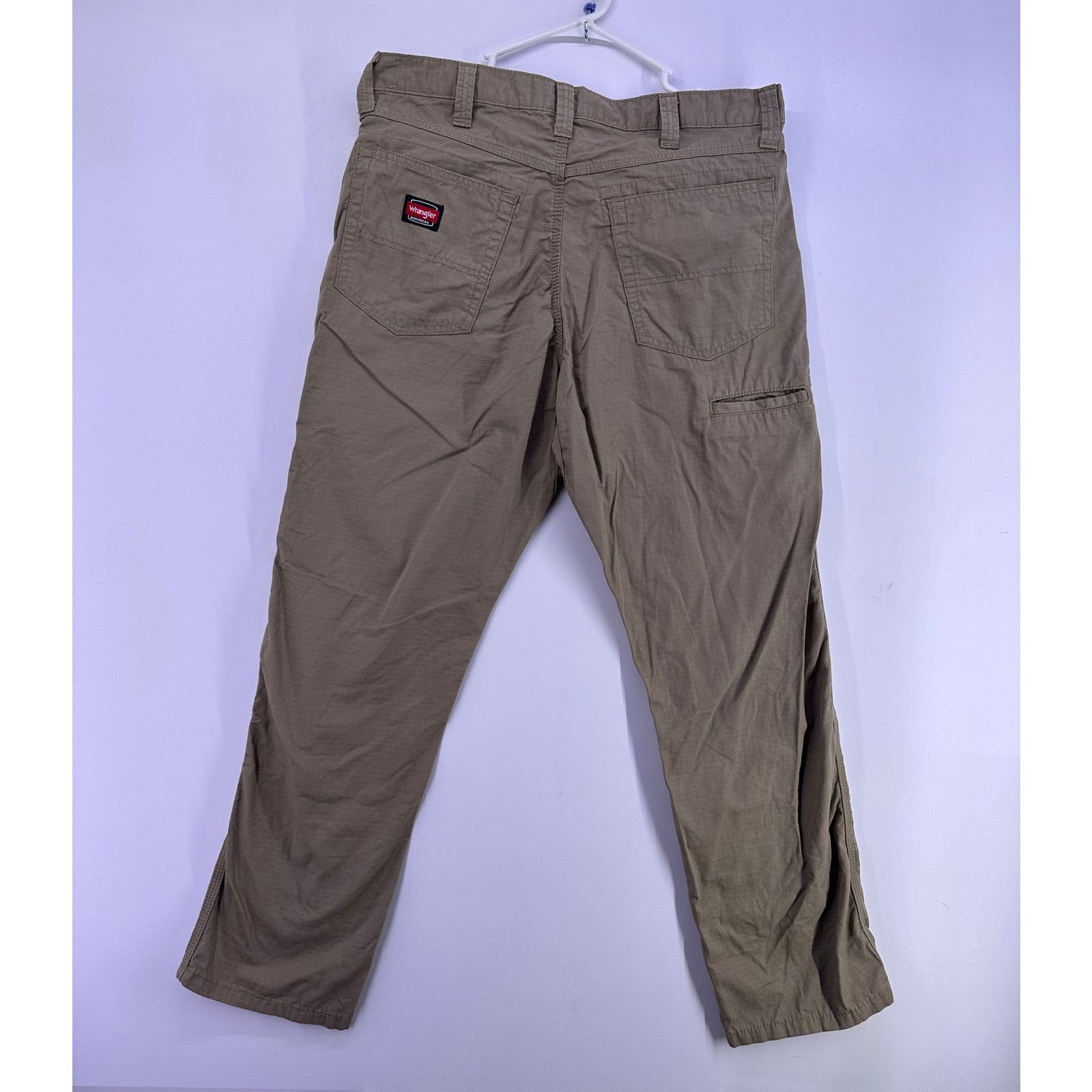 Wrangler Wrangler Workwear Men Beige Riggs Straight Pants Size 34x30 Size US 34 / EU 50 - 9 Thumbnail