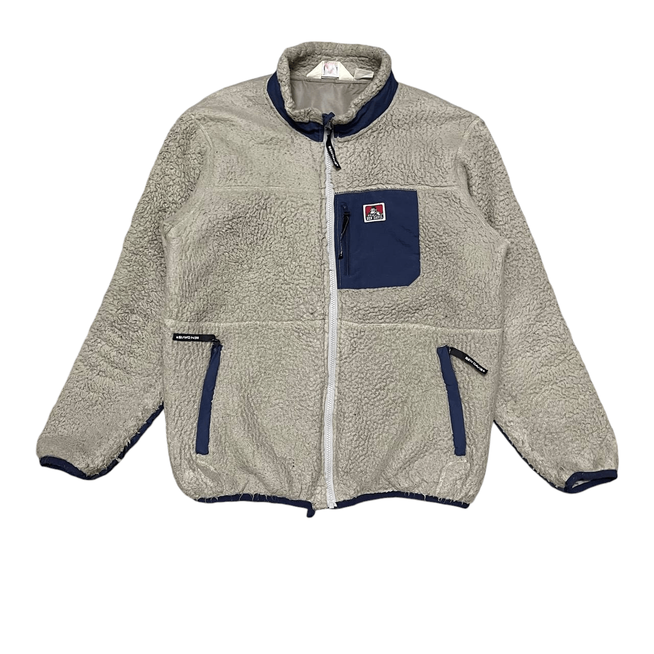 Ben Davis Vintage Ben Davis Fleece Zipper Jacket Size US XL / EU 56 / 4 - 1 Thumbnail