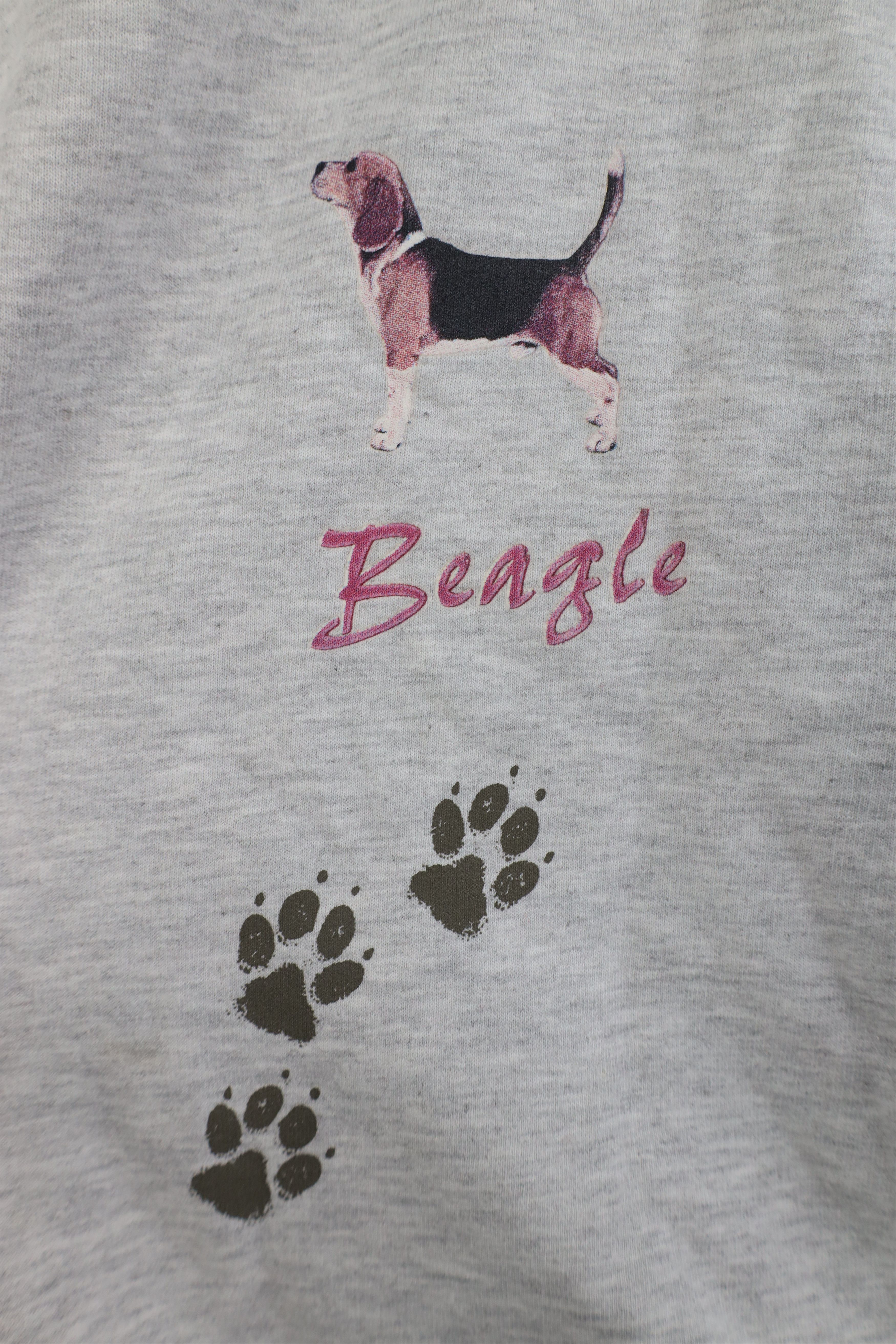 Vintage Vintage 90s Y2K Beagle Dog Puppy Crewneck Sweatshirt Size L / US 10 / IT 46 - 4 Thumbnail