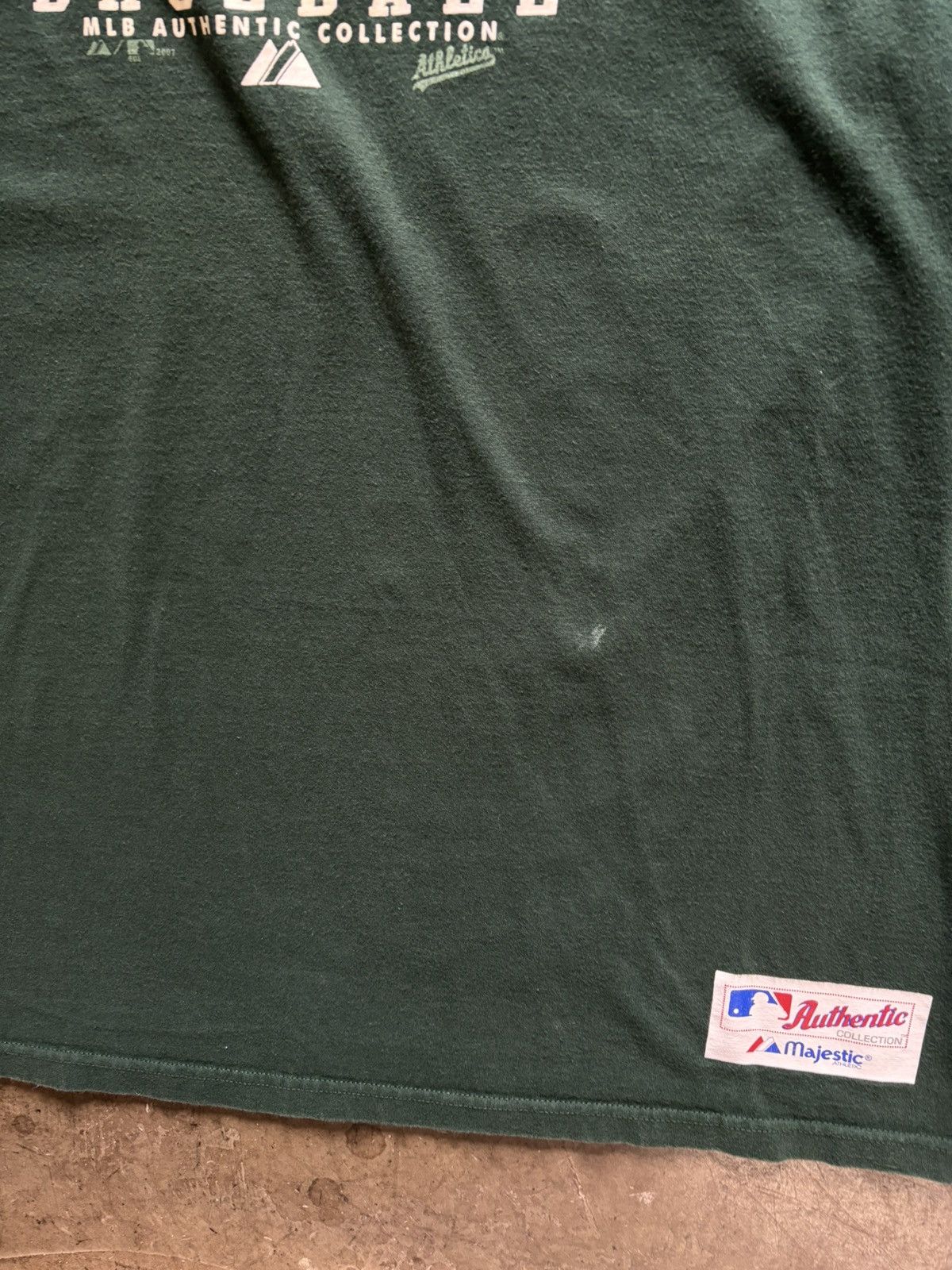 MLB Oakland Athletic As Green T Shirt Size US XL / EU 56 / 4 - 2 Thumbnail